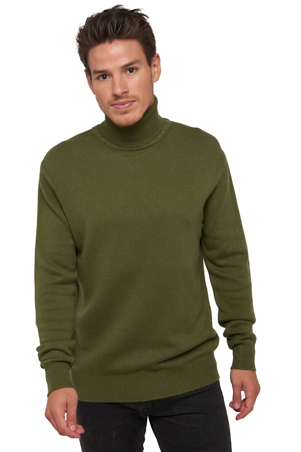 Edgar 4F en cachemire homme - kaki - Mahogany