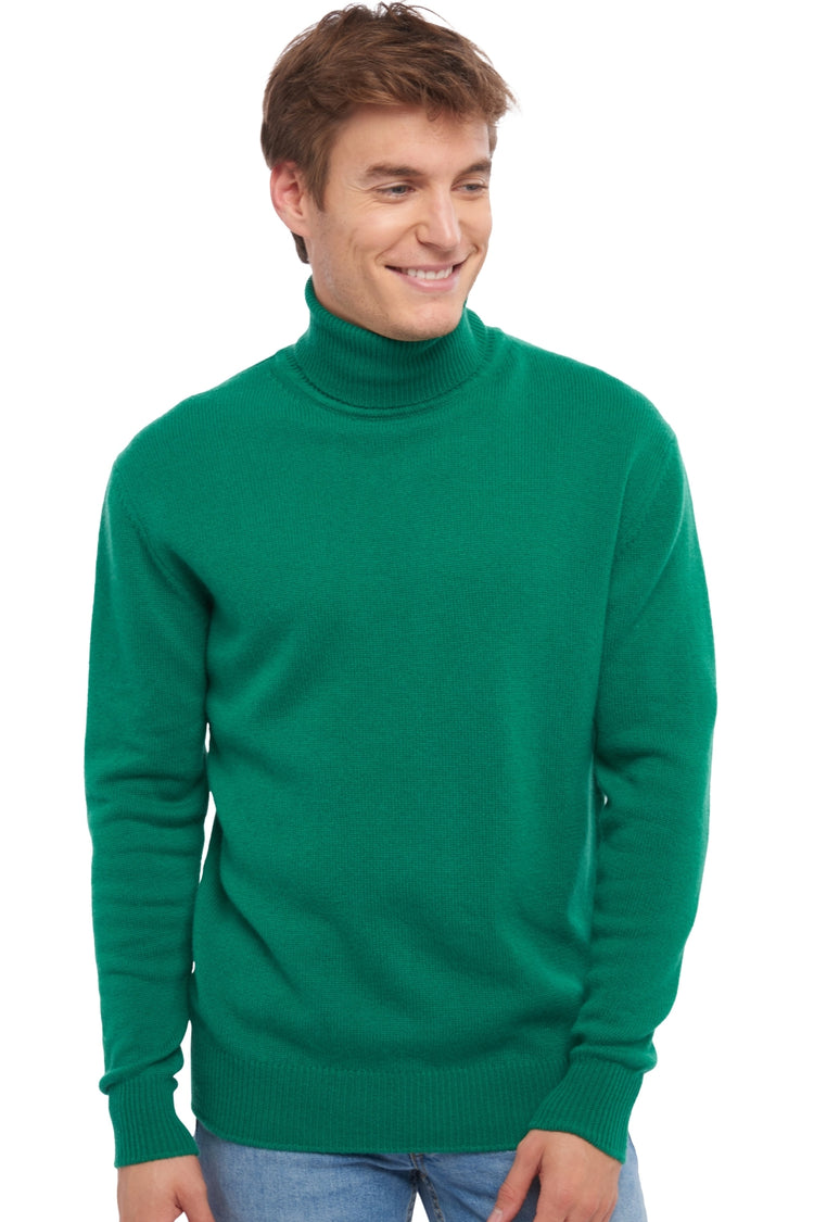 Edgar 4F en cachemire homme - vert anglais - Mahogany
