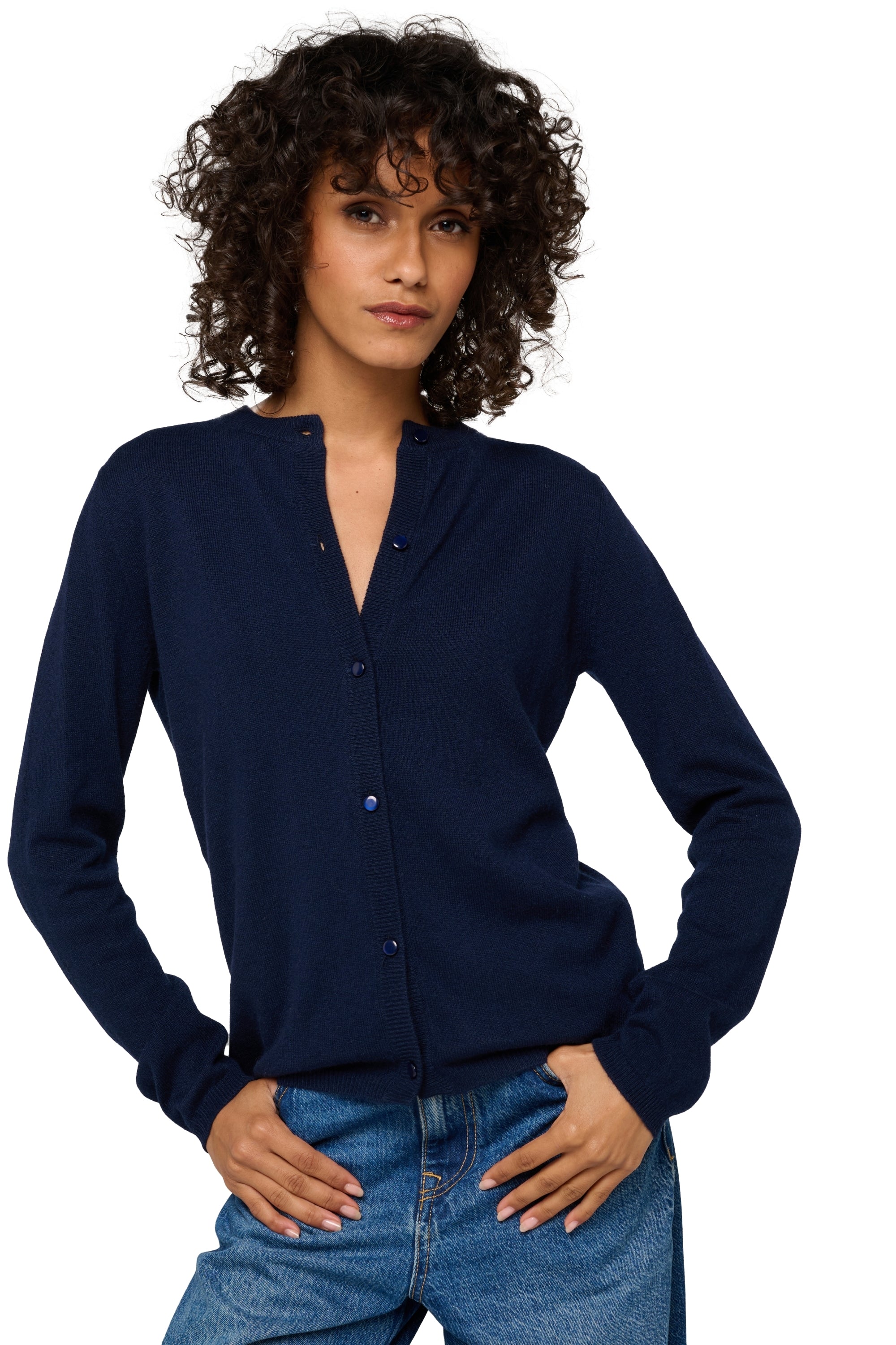 Chloe en cachemire femme - marine foncé - Mahogany