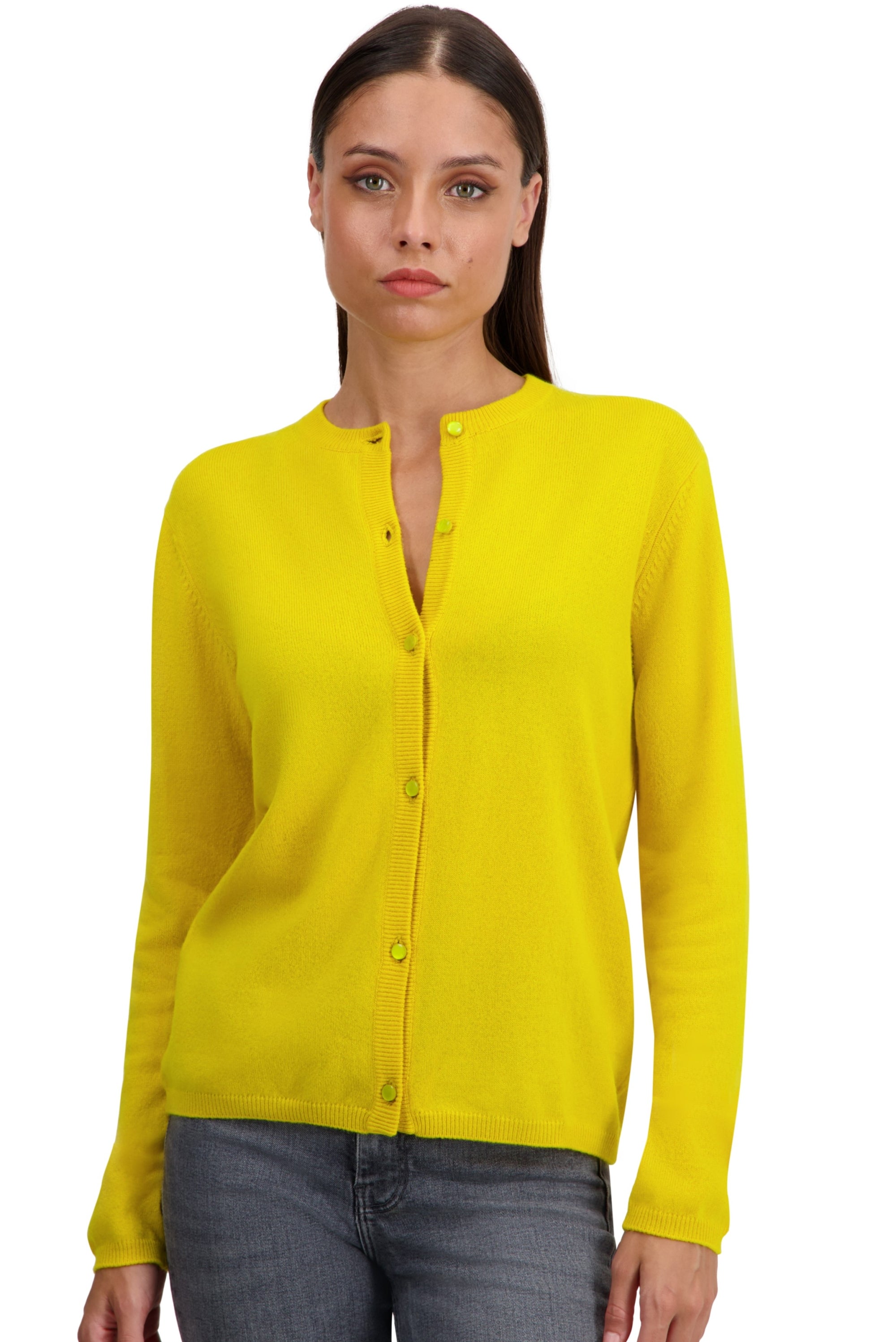 Chloe en cachemire femme - tournesol - Mahogany