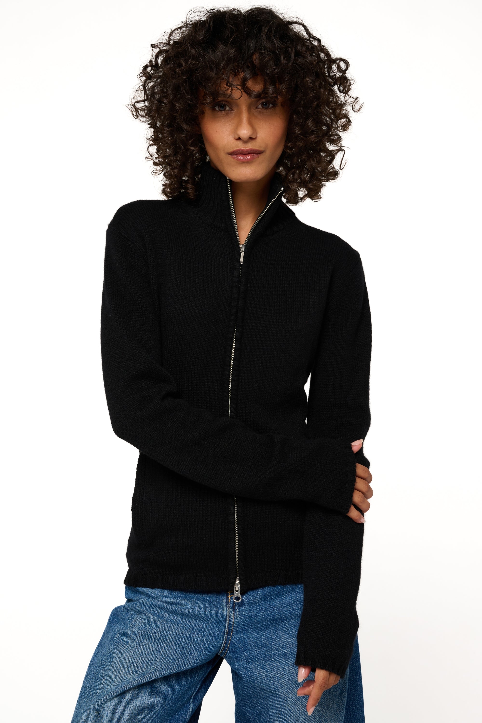 Elodie en cachemire femme - noir - Mahogany
