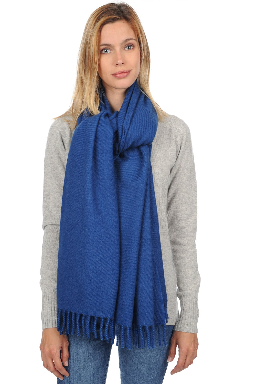 Niry en cachemire femme - bleu prusse - Mahogany