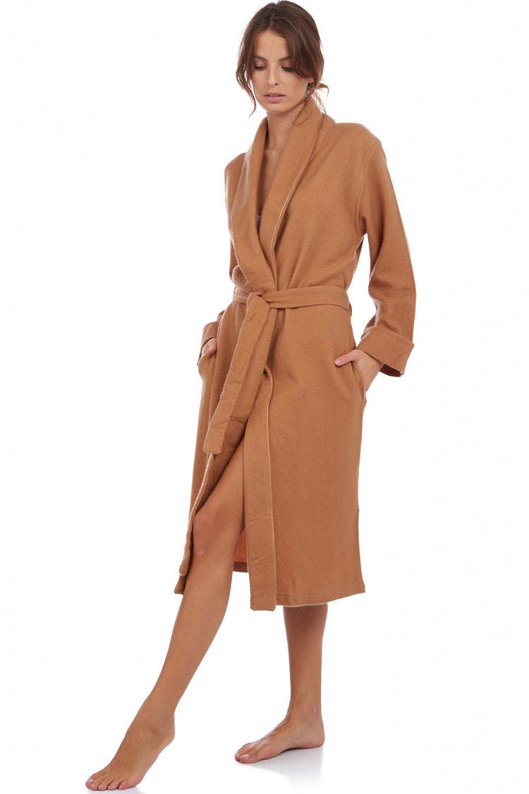 Mylady en cachemire femme - camel désert - Mahogany