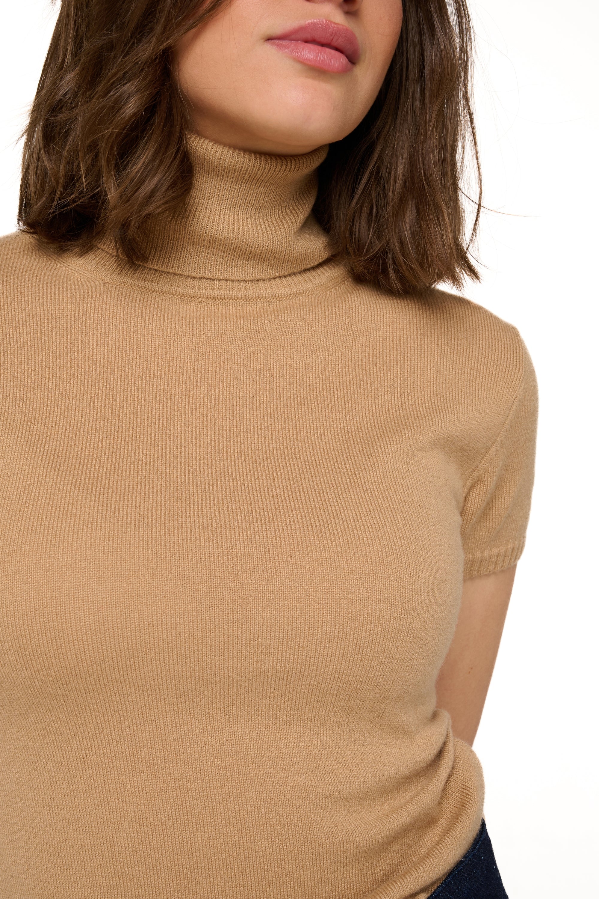 Olivia en cachemire femme - Vue 1 - camel - Mahogany