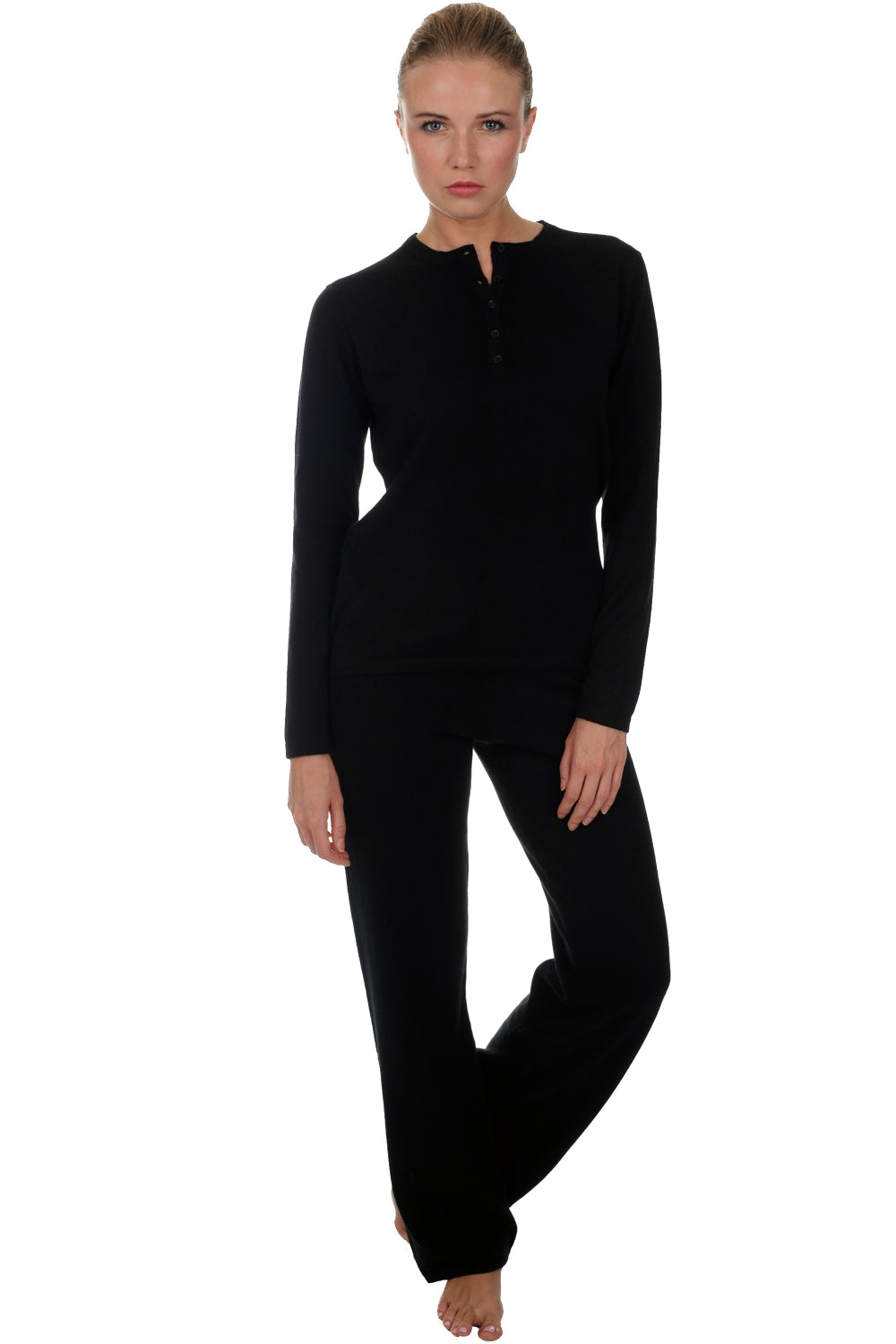 Loan en cachemire femme - noir - Mahogany