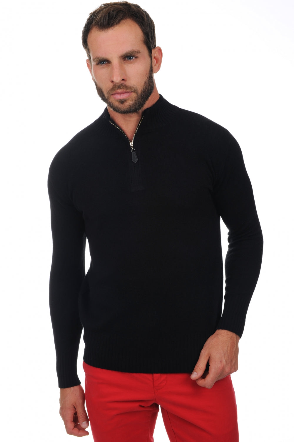 Chazam en cachemire homme - noir - Mahogany