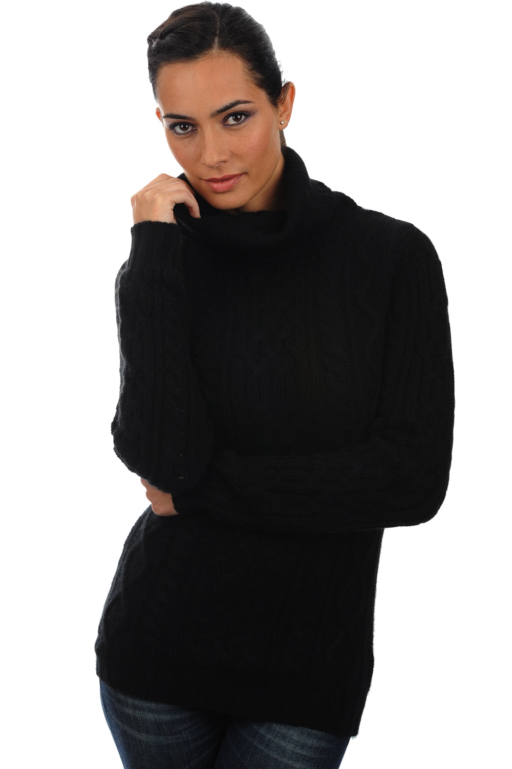 Wynona en cachemire femme - noir - Mahogany
