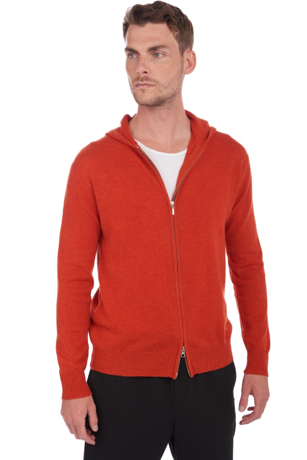 Hiro en cachemire homme - paprika - Mahogany