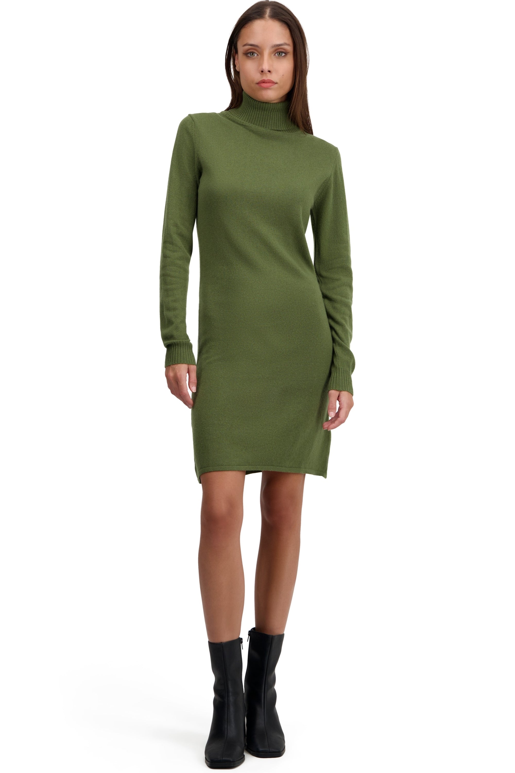 Abie en cachemire femme - kaki - Mahogany