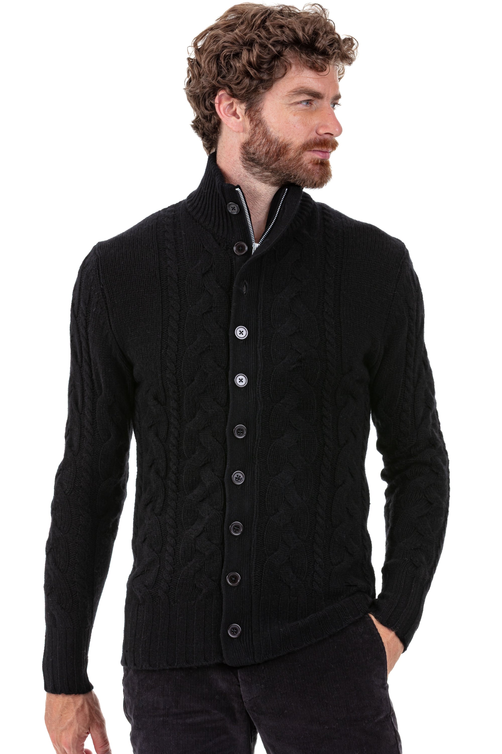 Loris en cachemire homme - noir - Mahogany
