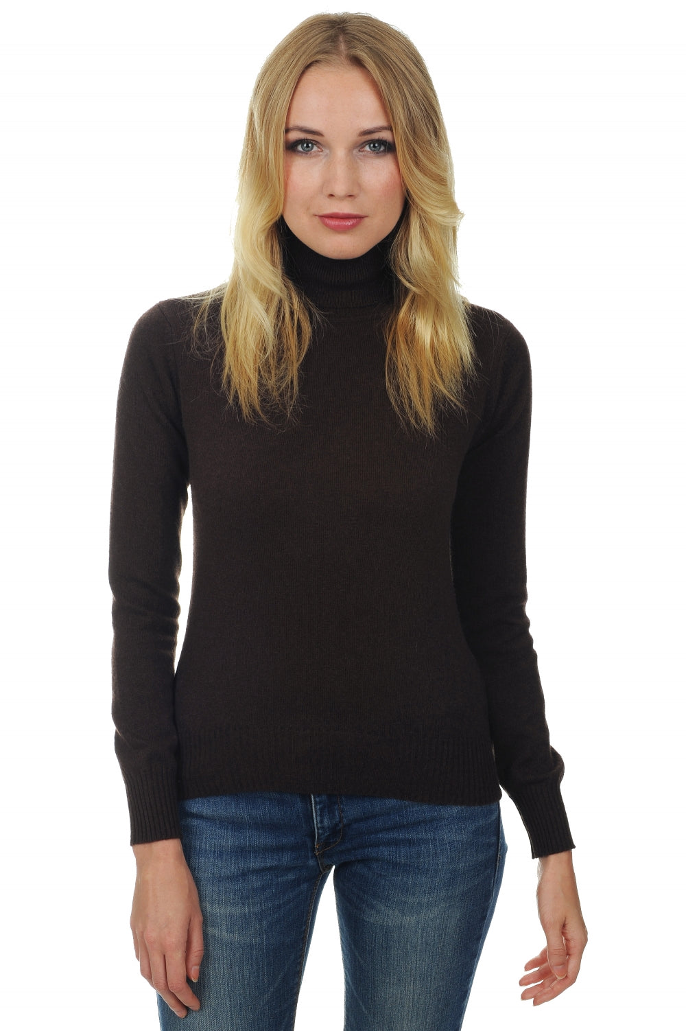 Lili en cachemire femme - capuccino - Mahogany