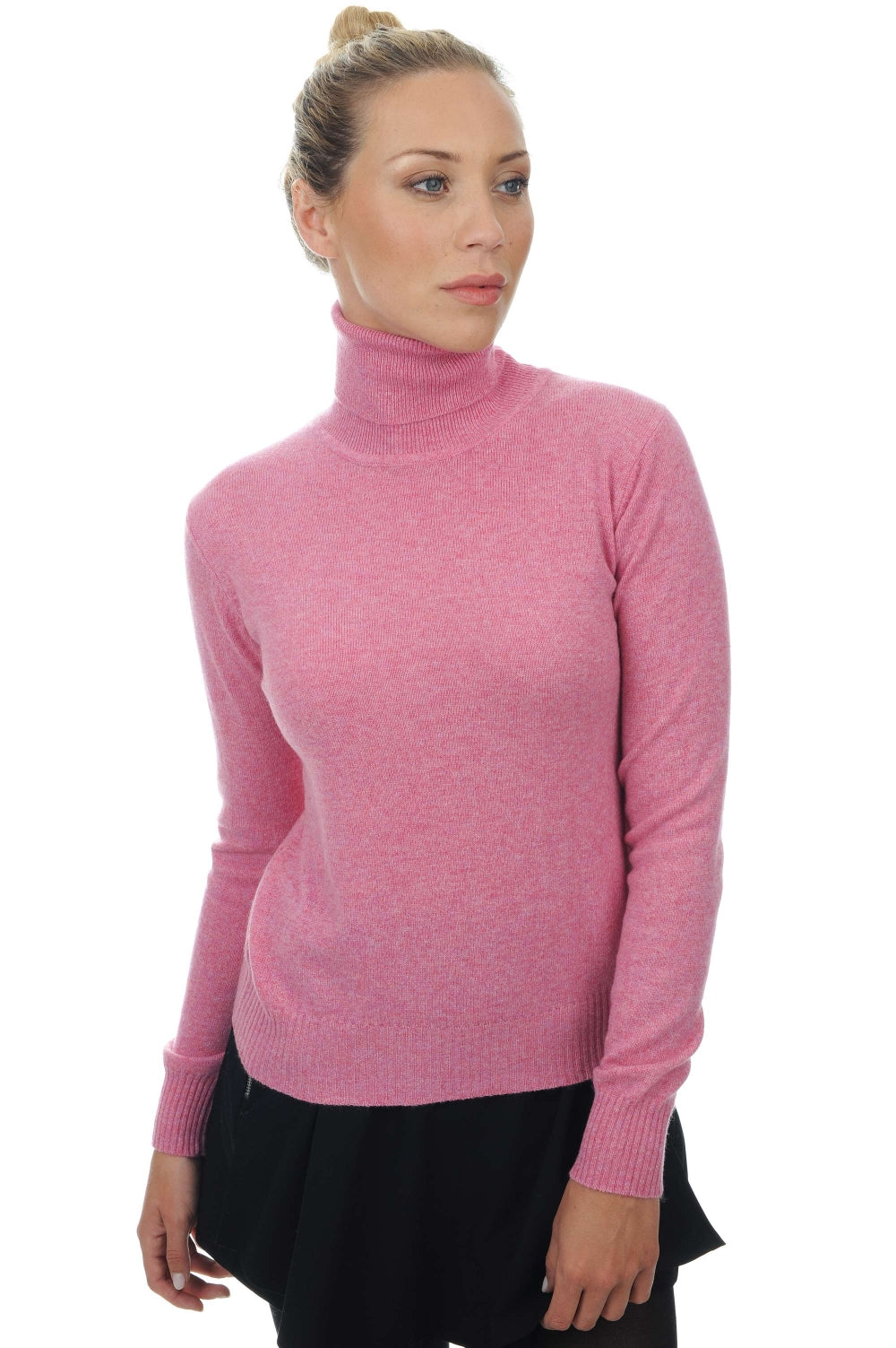 Lili en cachemire femme - bubble gum - Mahogany