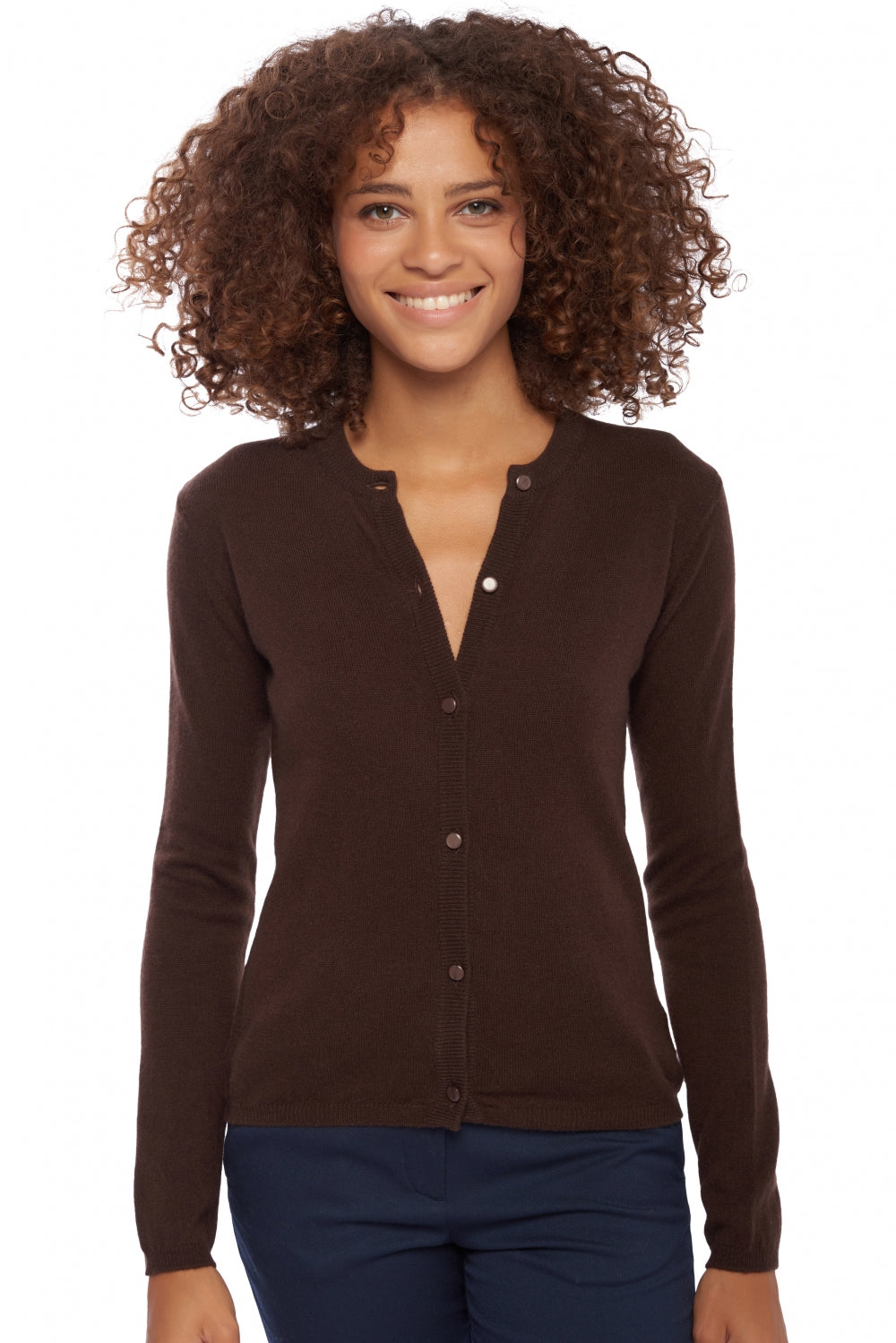 Chloe en cachemire femme - capuccino - Mahogany