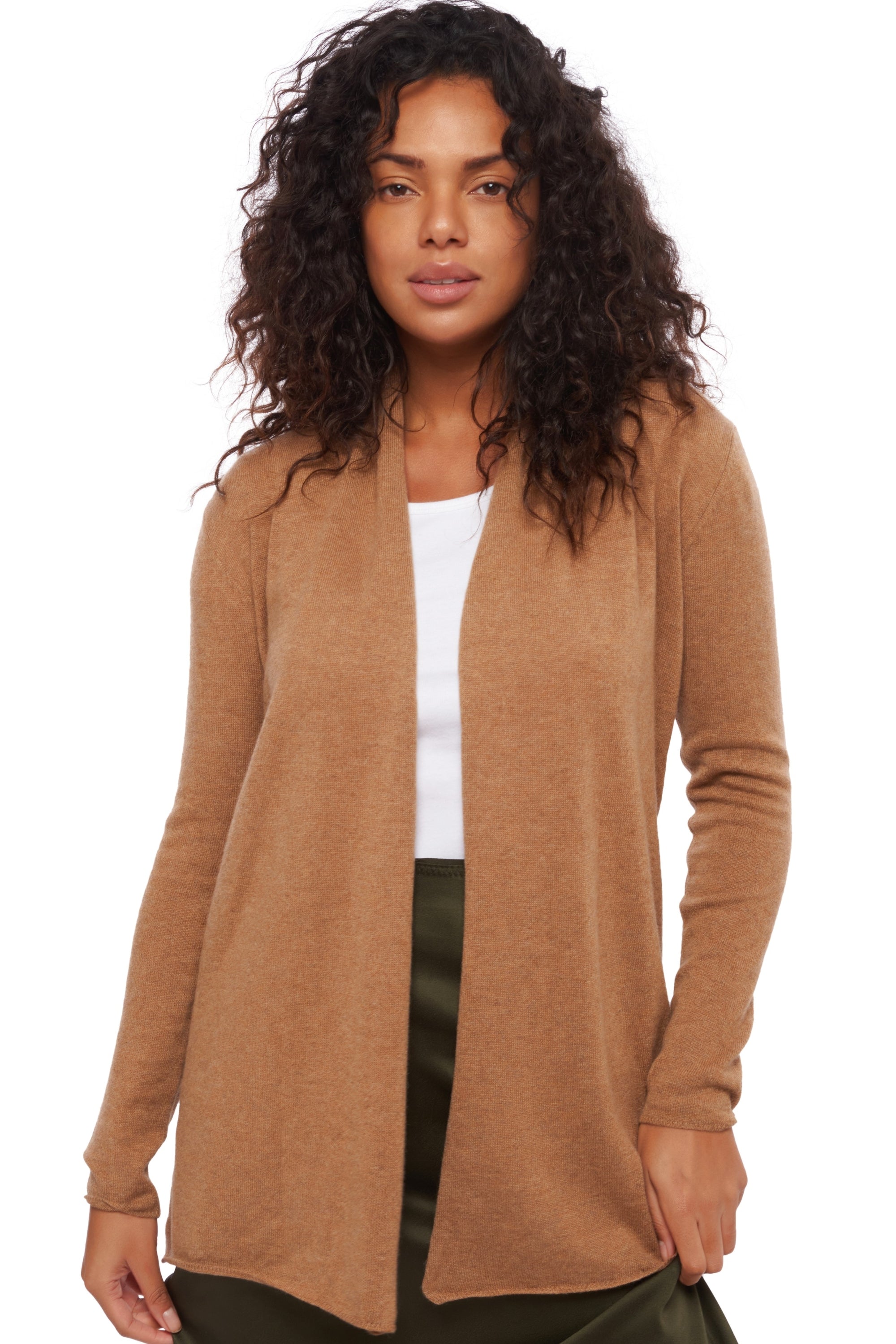 Pucci en cachemire femme - camel chiné - Mahogany
