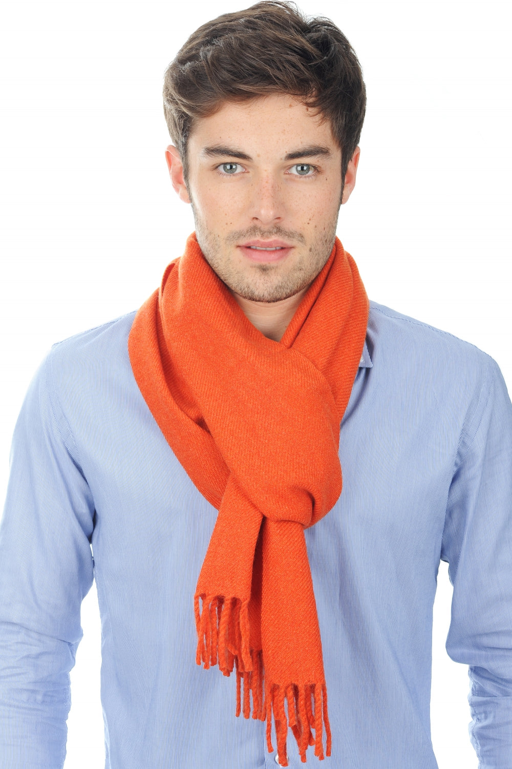 Zak200 en cachemire homme - paprika - Mahogany