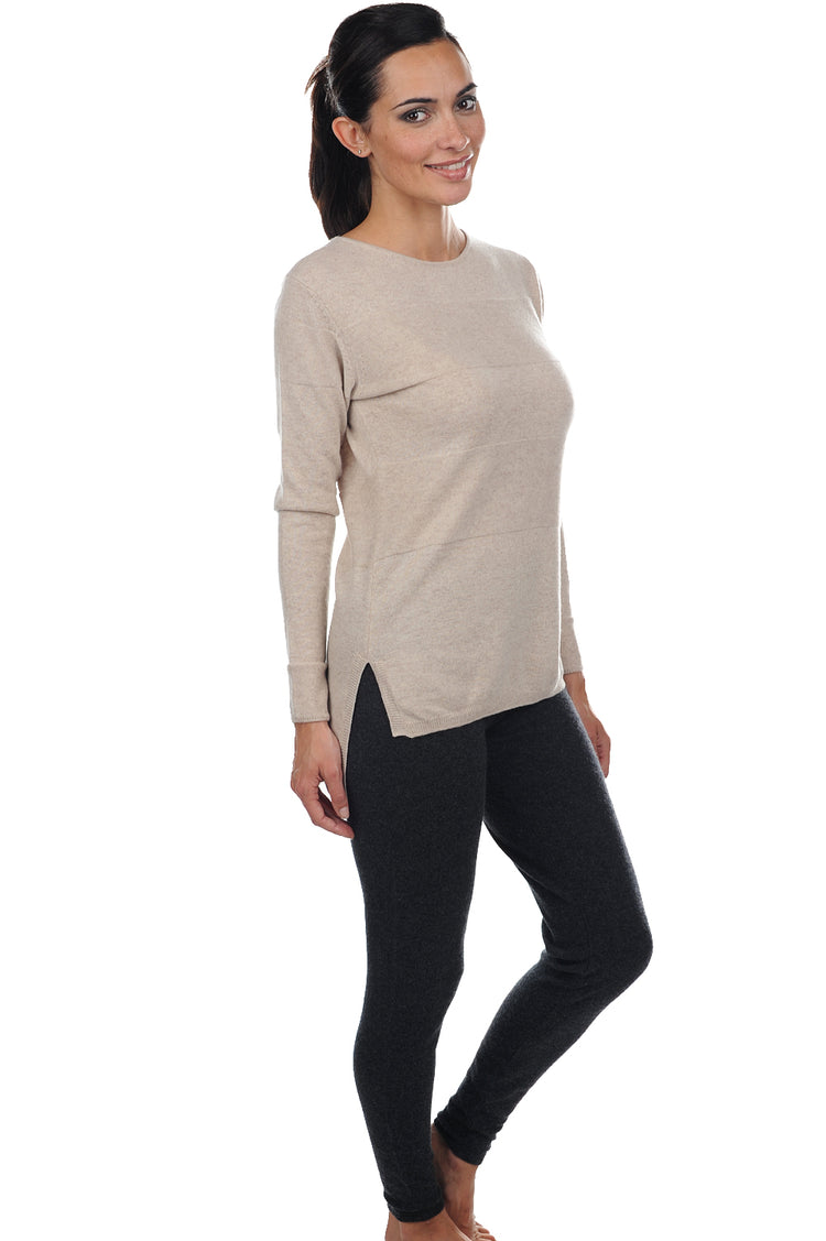 Legging en cachemire, 100 % Cachemire, femme, normale / 2 et 4 fils, tricot normal, Mahogany