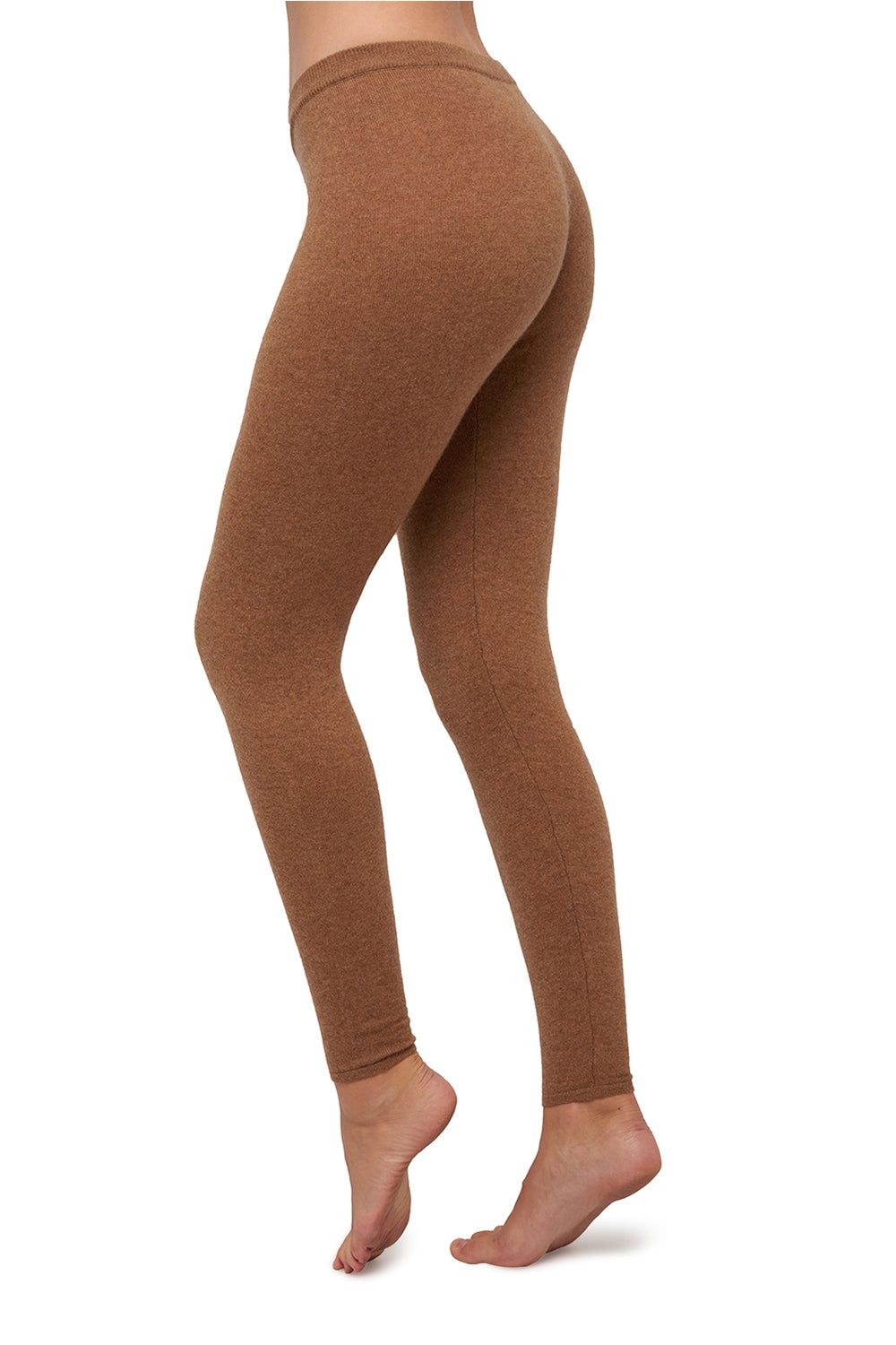 Xelina en cachemire femme - Vue 1 - camel chiné - Mahogany