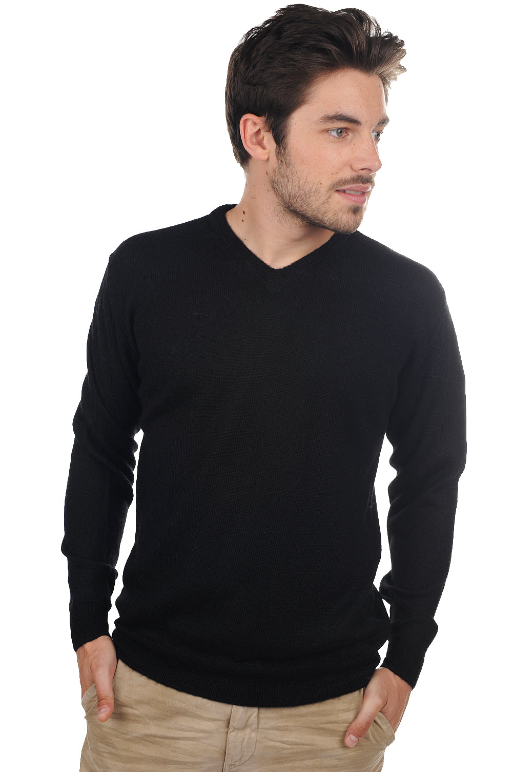 Gaspard-Alpaga en baby alpaga homme - noir - Mahogany