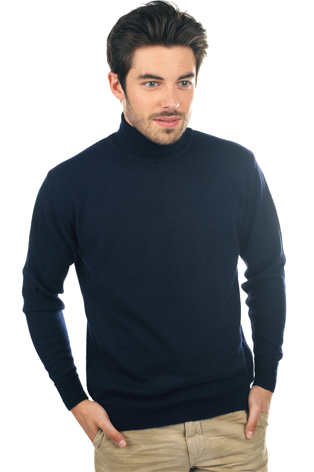Edgar-Alpaga en baby alpaga homme - bleu marine - Mahogany