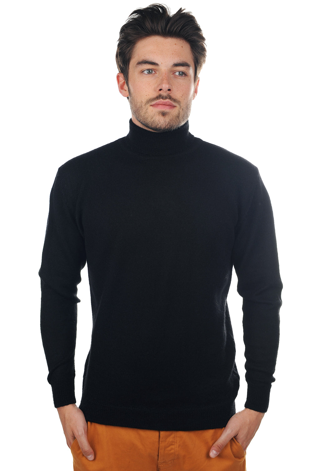 Edgar-Alpaga en baby alpaga homme - noir - Mahogany