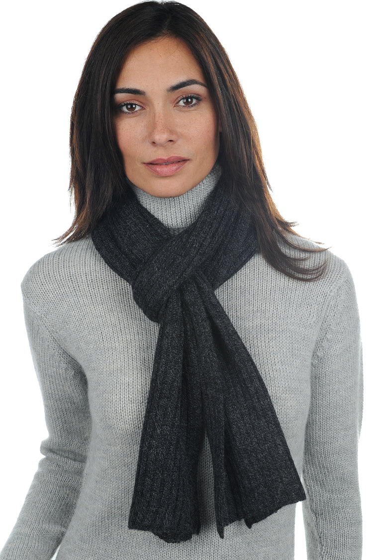 Echarpe en baby alpaga, 100 % Baby Alpaga, mixte, normale / 2 et 4 fils, tricot normal, Mahogany