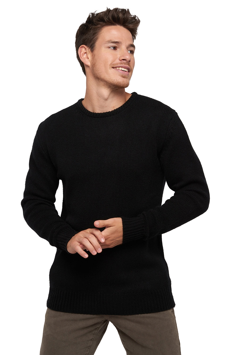 Bilal en cachemire homme - noir - Mahogany