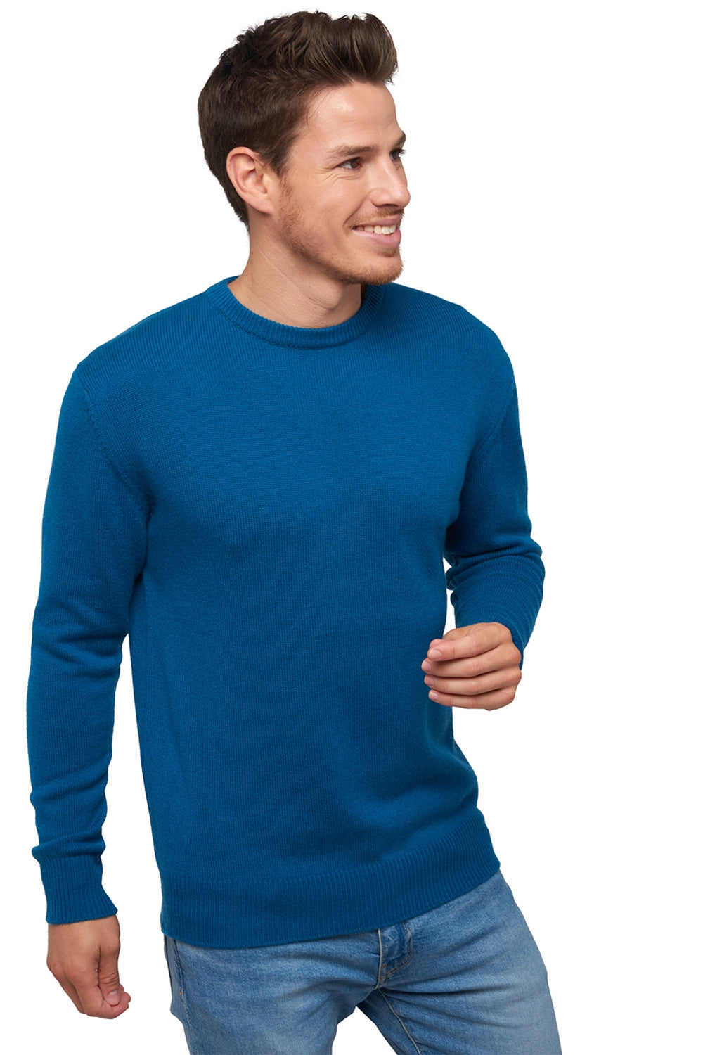 Nestor 4F en cachemire homme - bleu canard - Mahogany