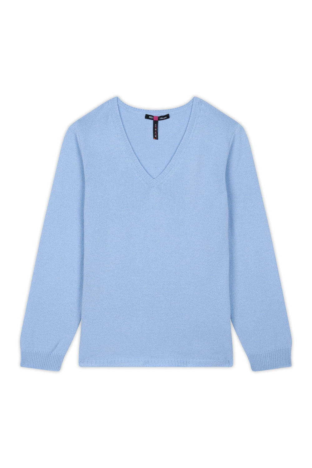 Erine 4F en cachemire femme - bleu ciel - Mahogany