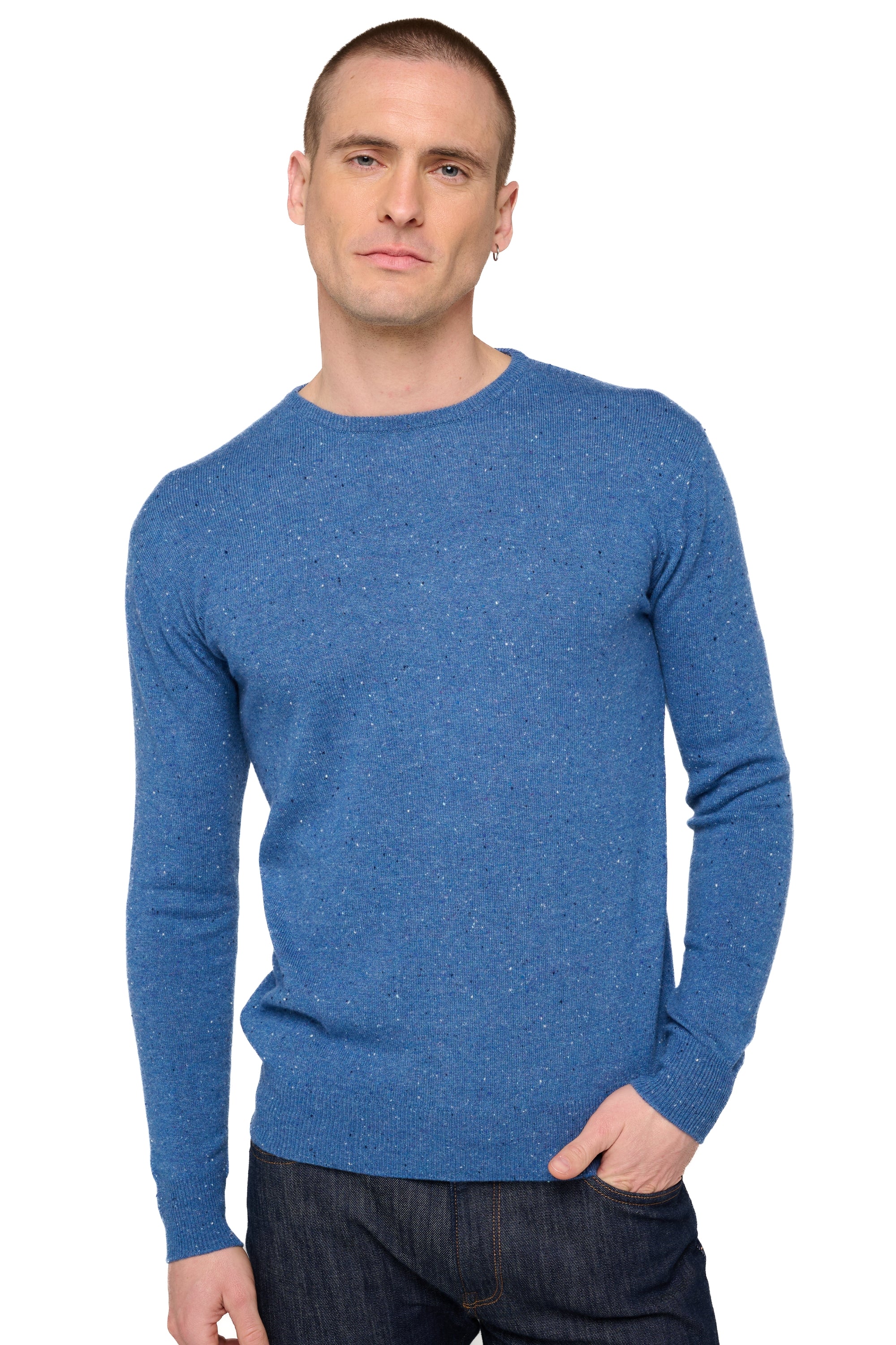 Nestor en cachemire homme - bleu Memphis - Mahogany