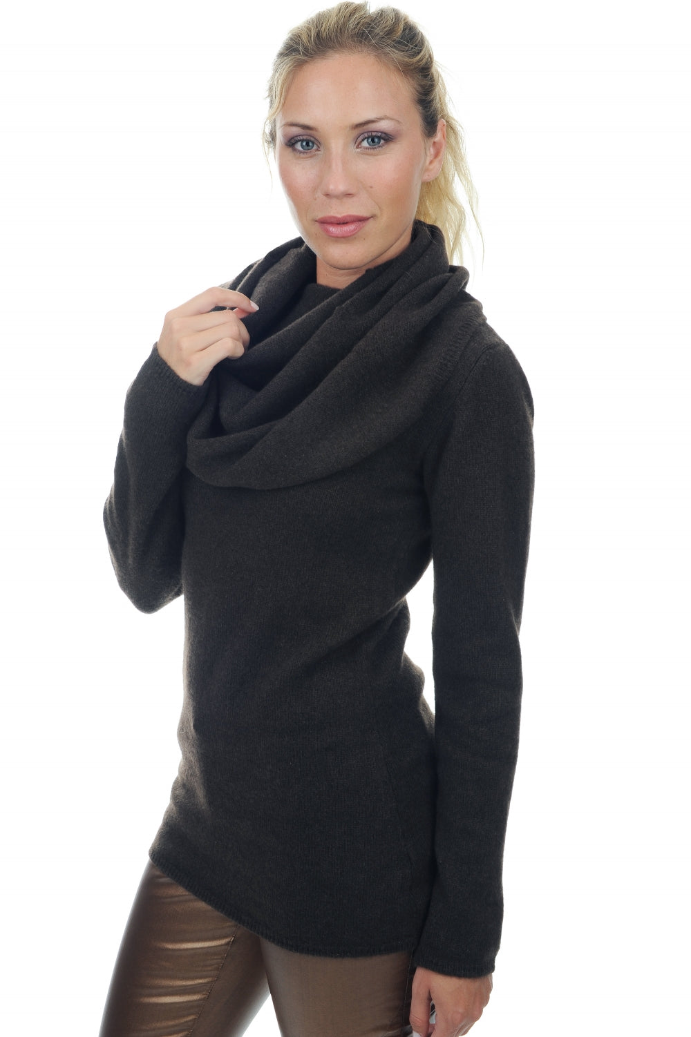 Yness en yak femme - marron naturel - Mahogany