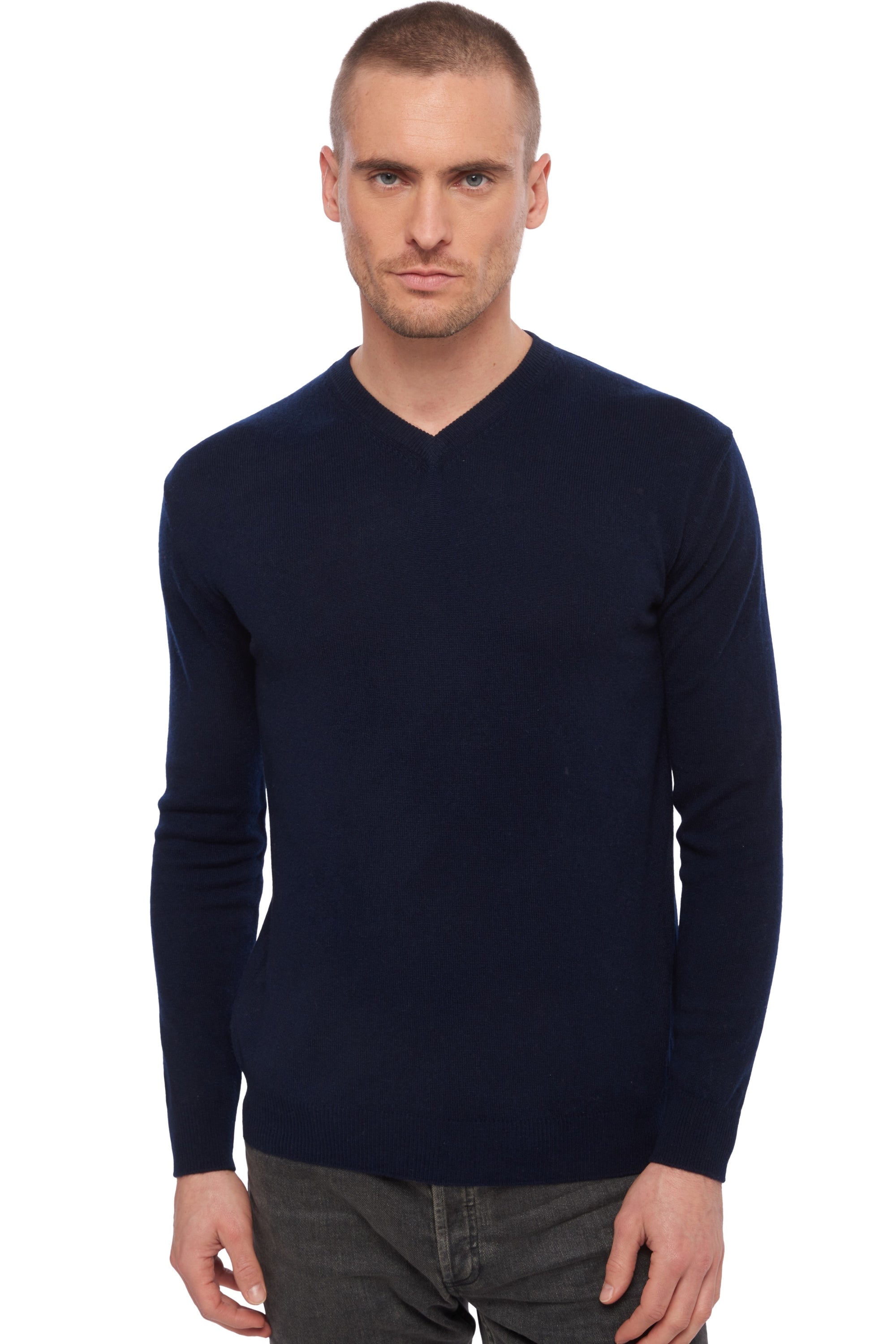 Maddox en cachemire homme - marine foncé - Mahogany