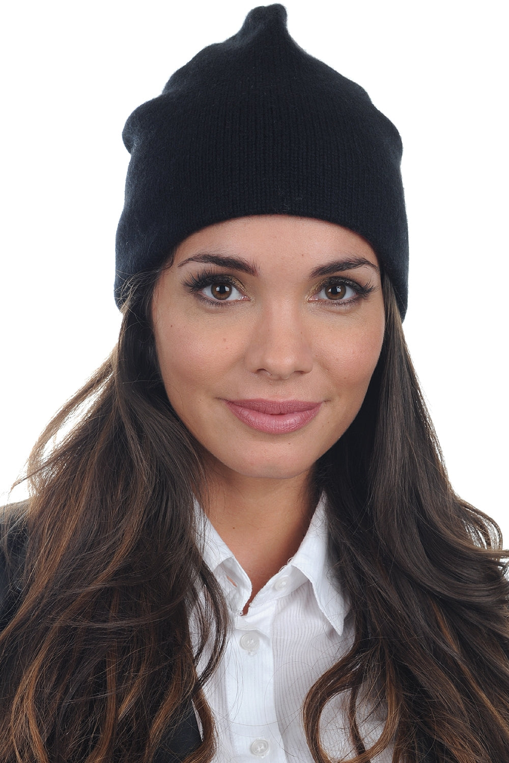 Aiden en cachemire homme - noir-rose shocking - Mahogany