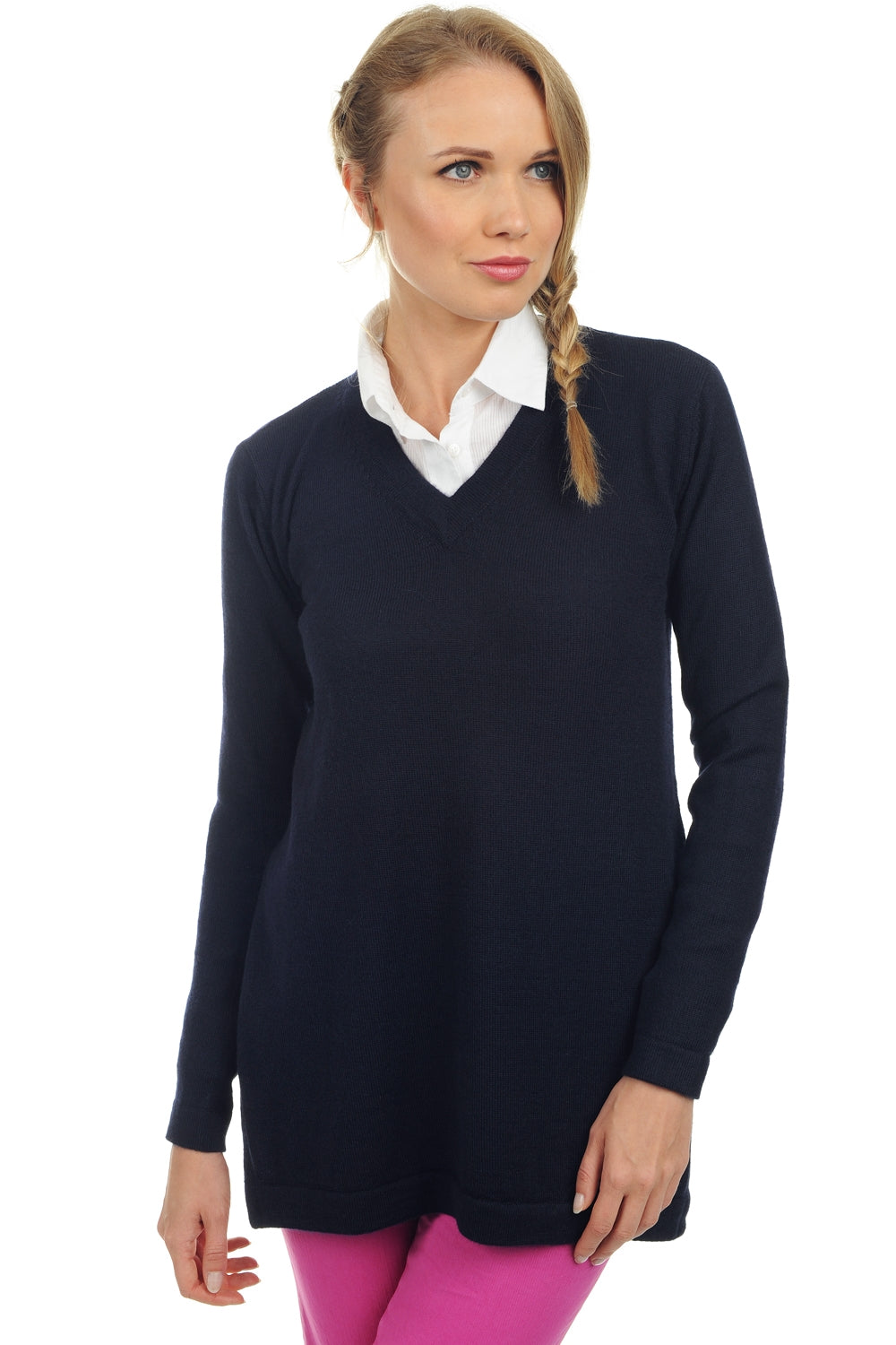 Sydney en baby alpaga femme - bleu marine - Mahogany