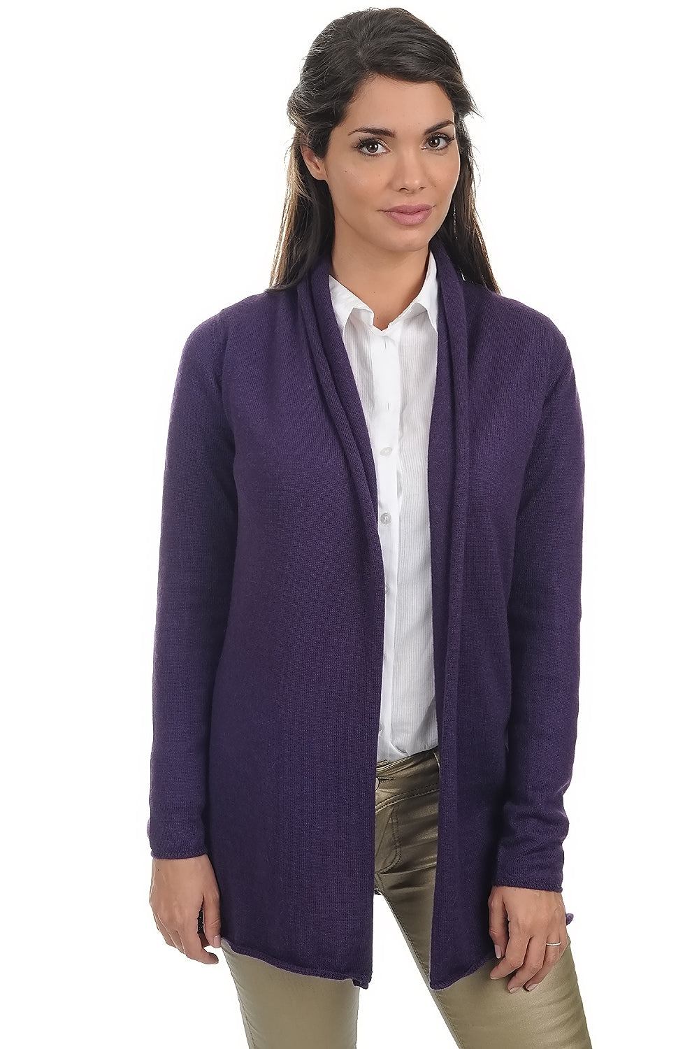 Pucci-Alpaga en baby alpaga femme - violet - Mahogany