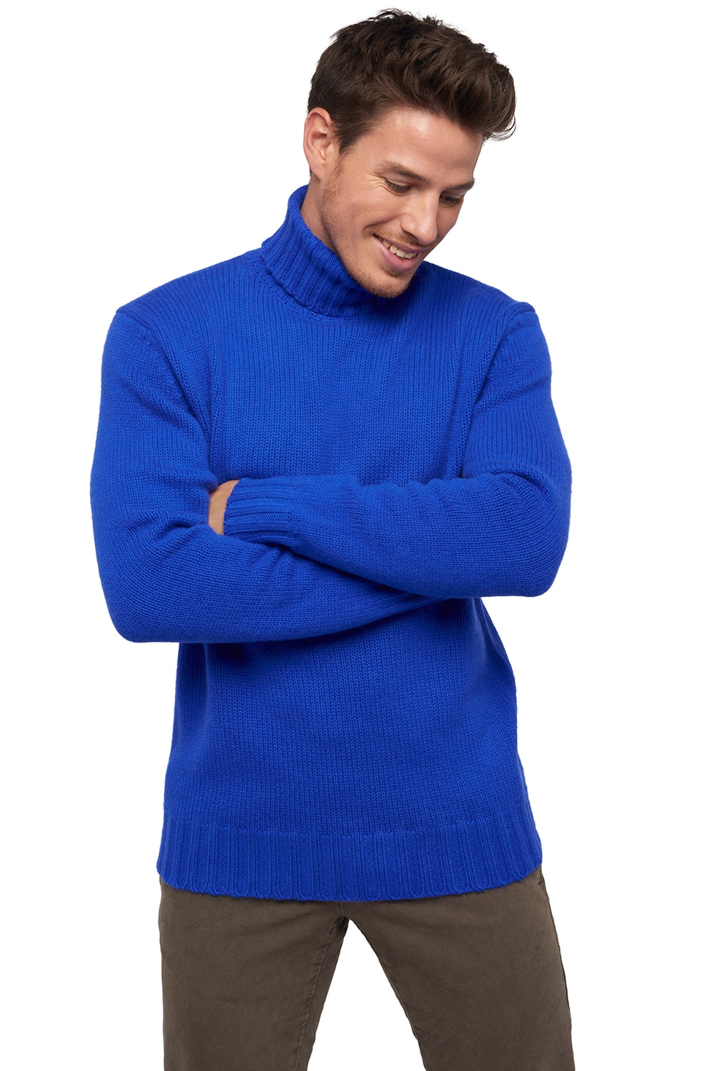 Achille en cachemire homme - bleu lapis - Mahogany