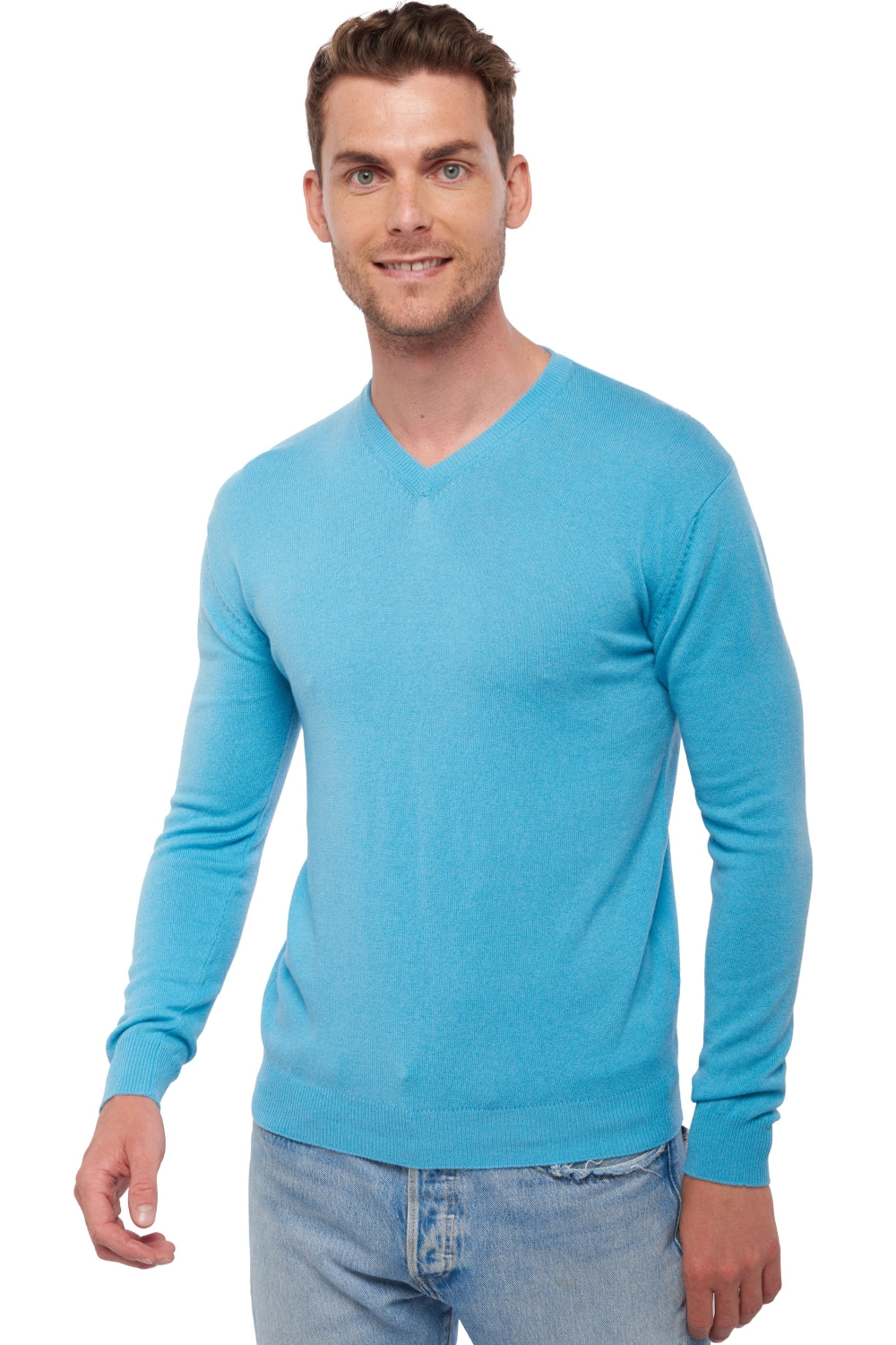 Maddox en cachemire homme - tourmaline - Mahogany