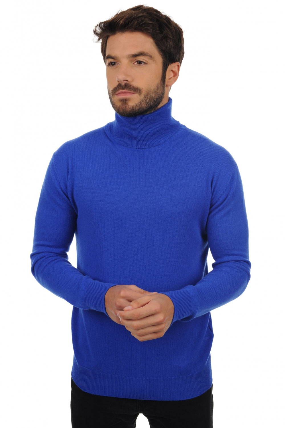 Preston en cachemire homme - bleu lapis - Mahogany