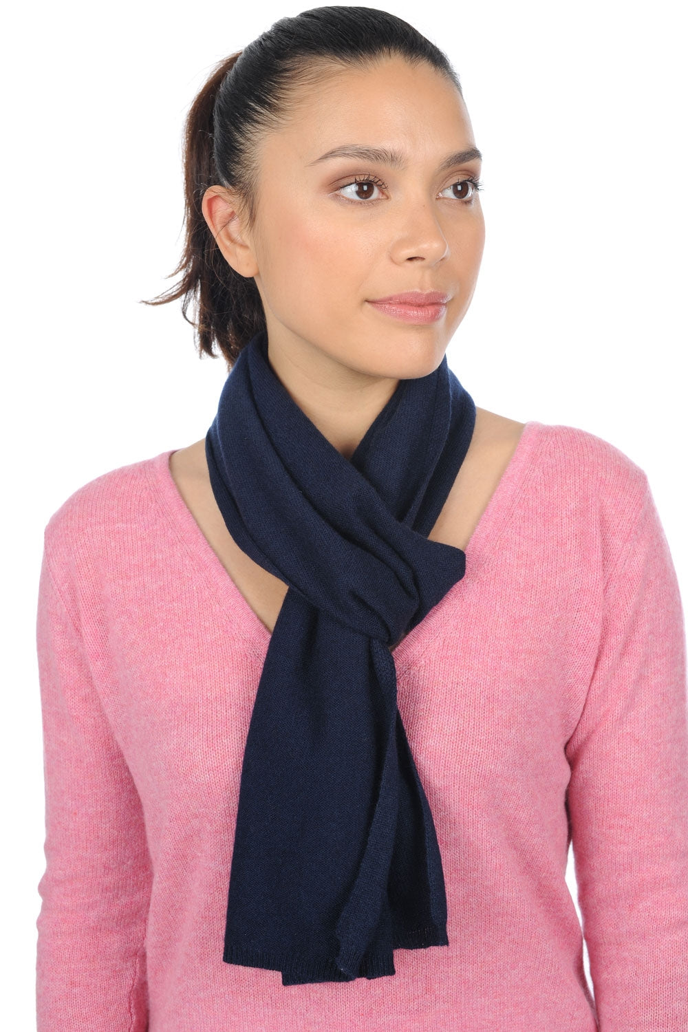 Ozone en cachemire mixte - marine foncé - Mahogany