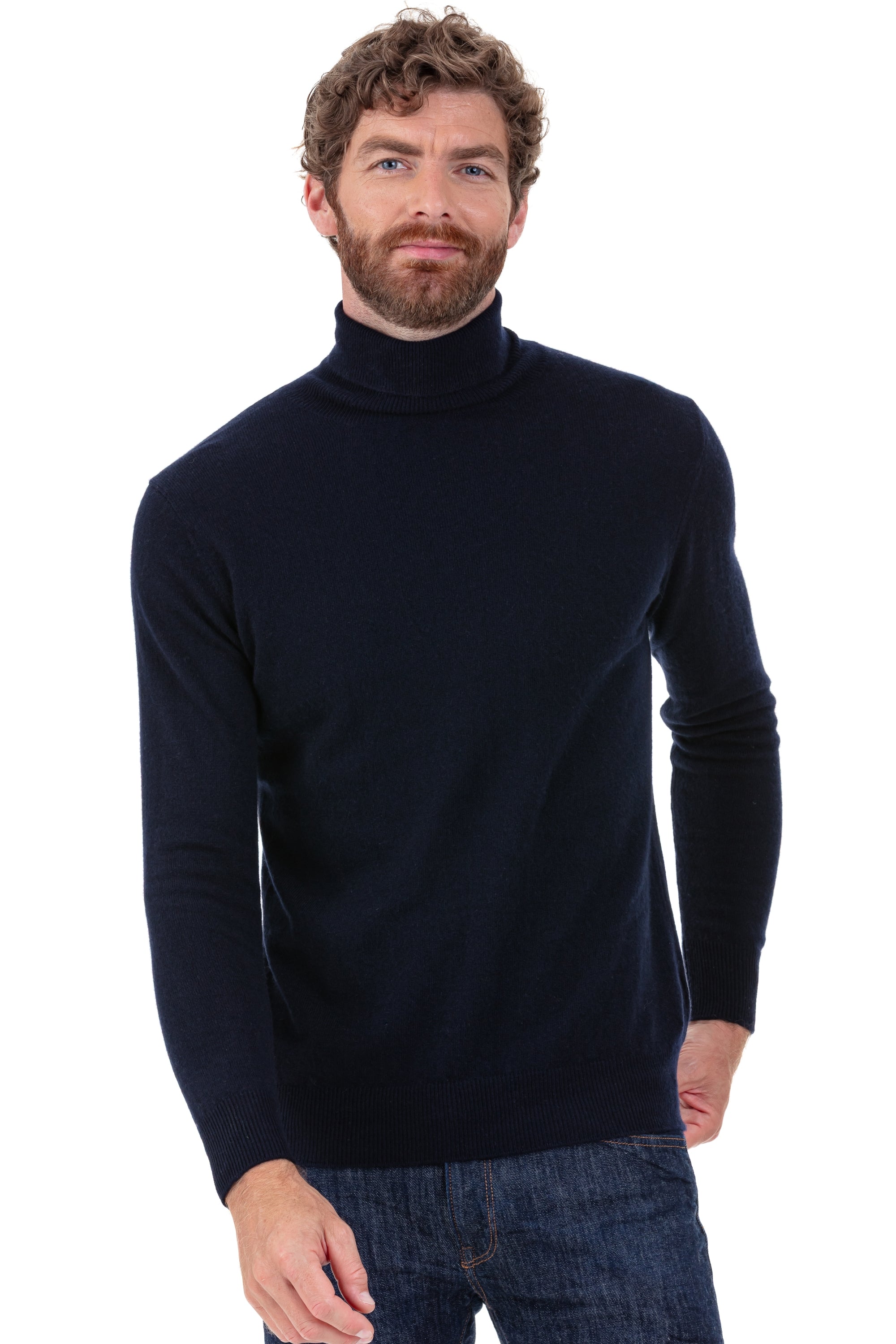 Tarry en cachemire homme - marine foncé - Mahogany