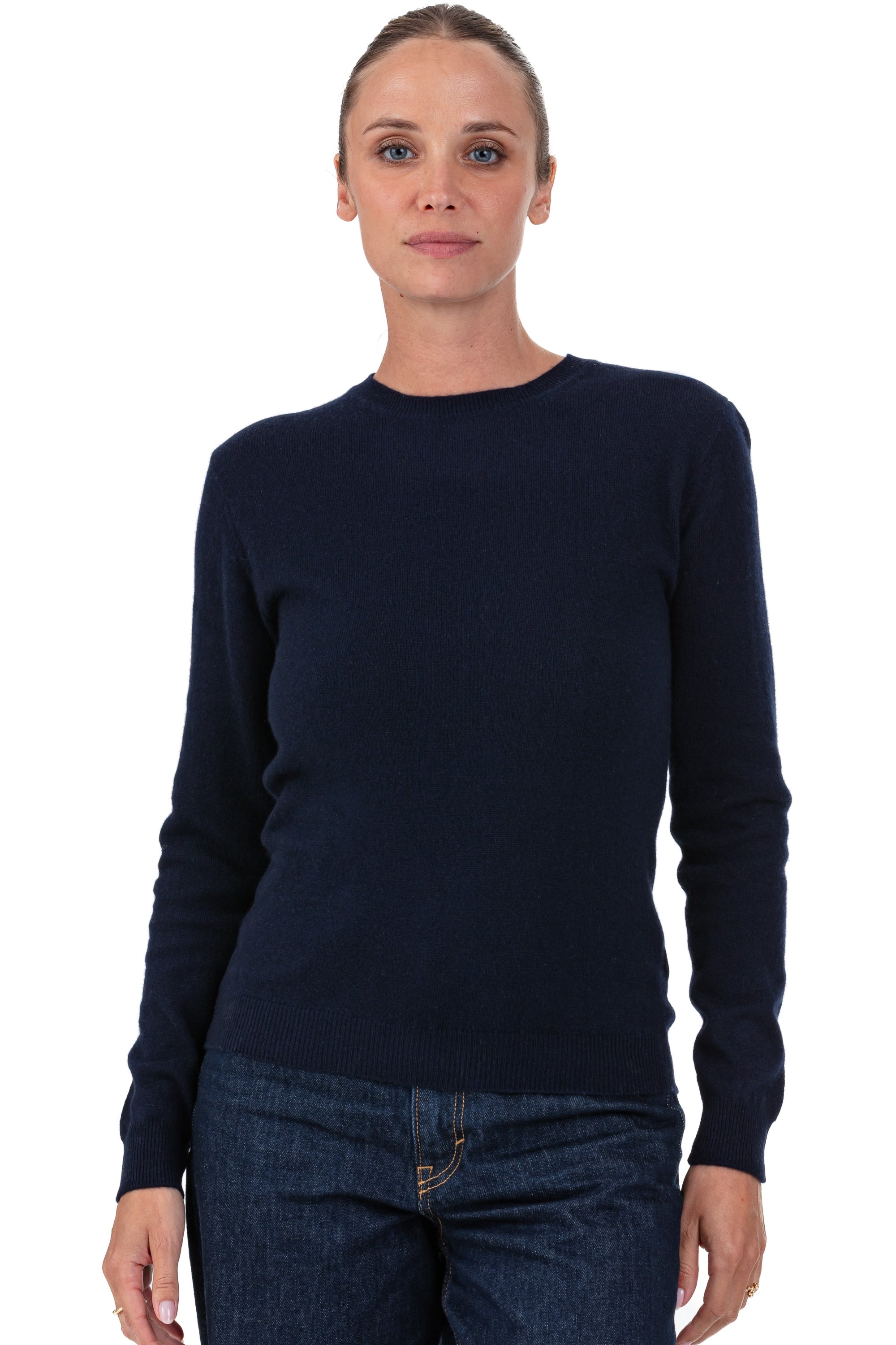Thalia en cachemire femme - marine foncé - Mahogany