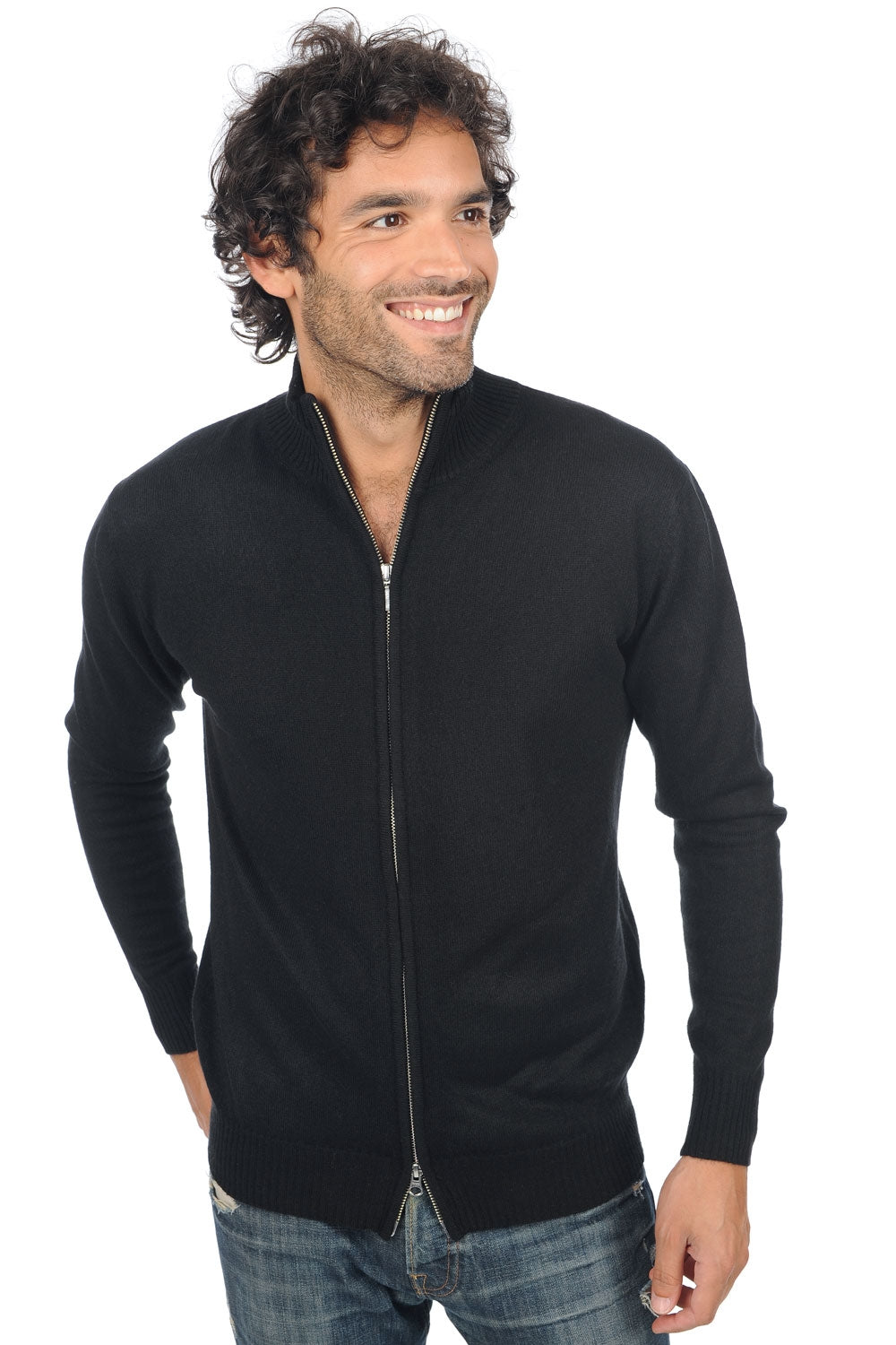 Thobias en cachemire homme - noir - Mahogany