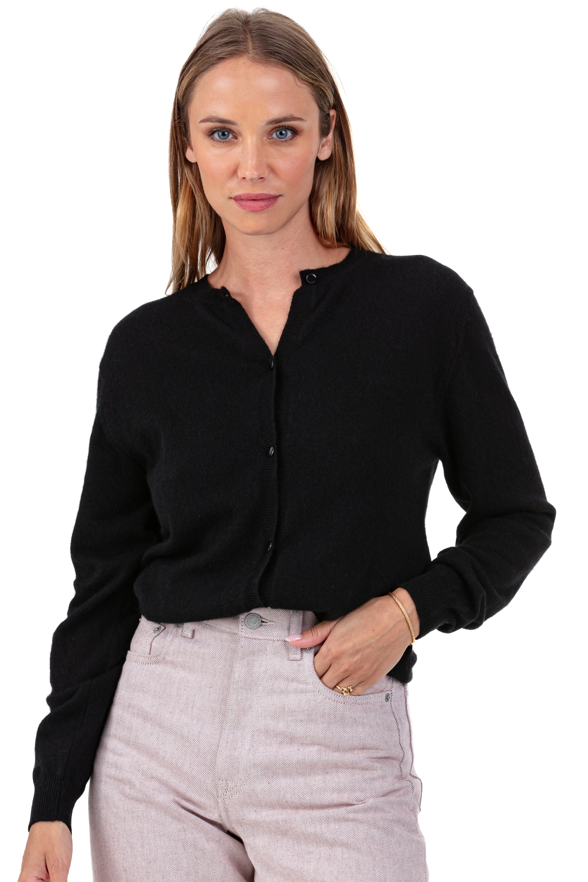 Tyra en cachemire femme - noir - Mahogany