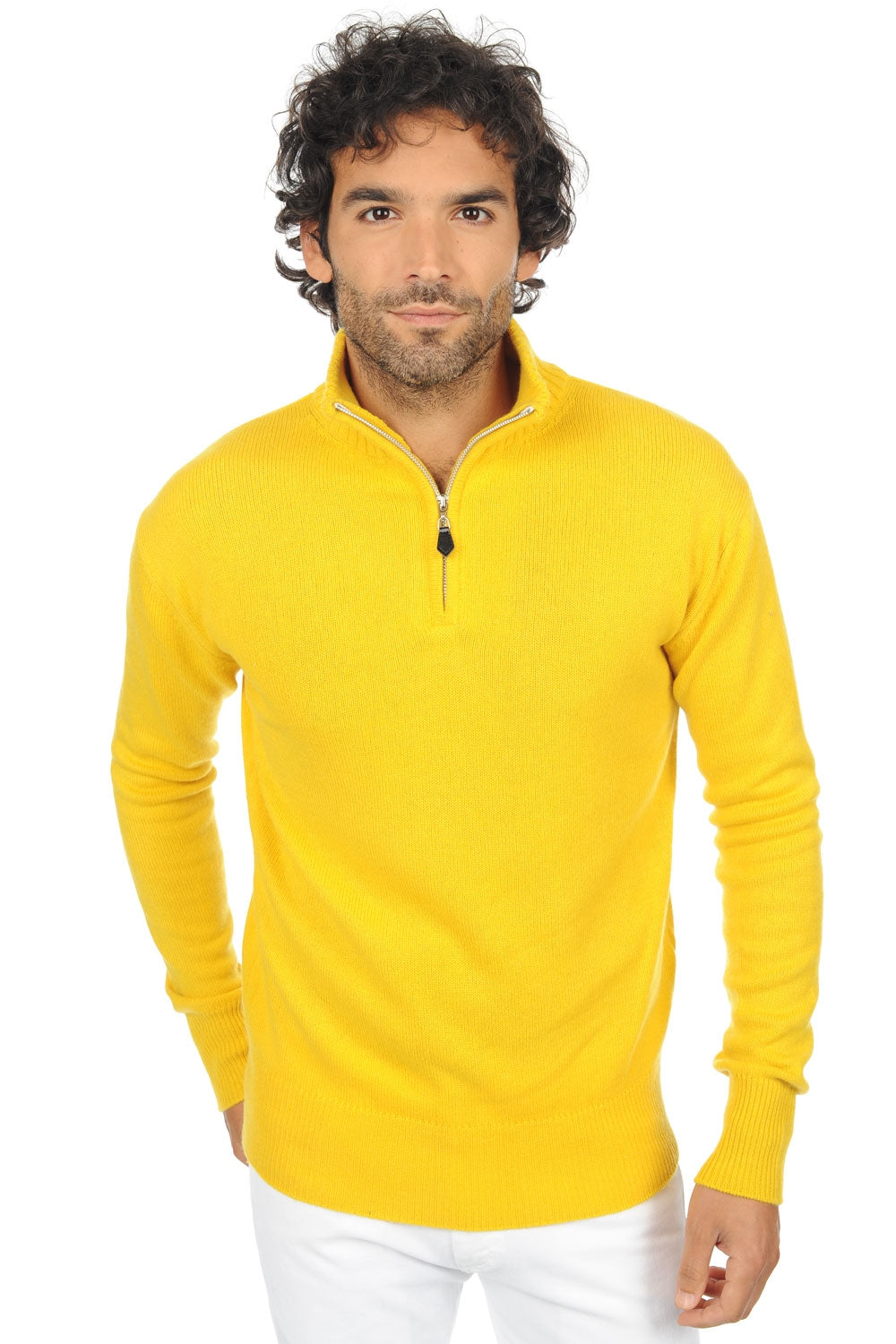 Donovan en cachemire homme - tournesol - Mahogany