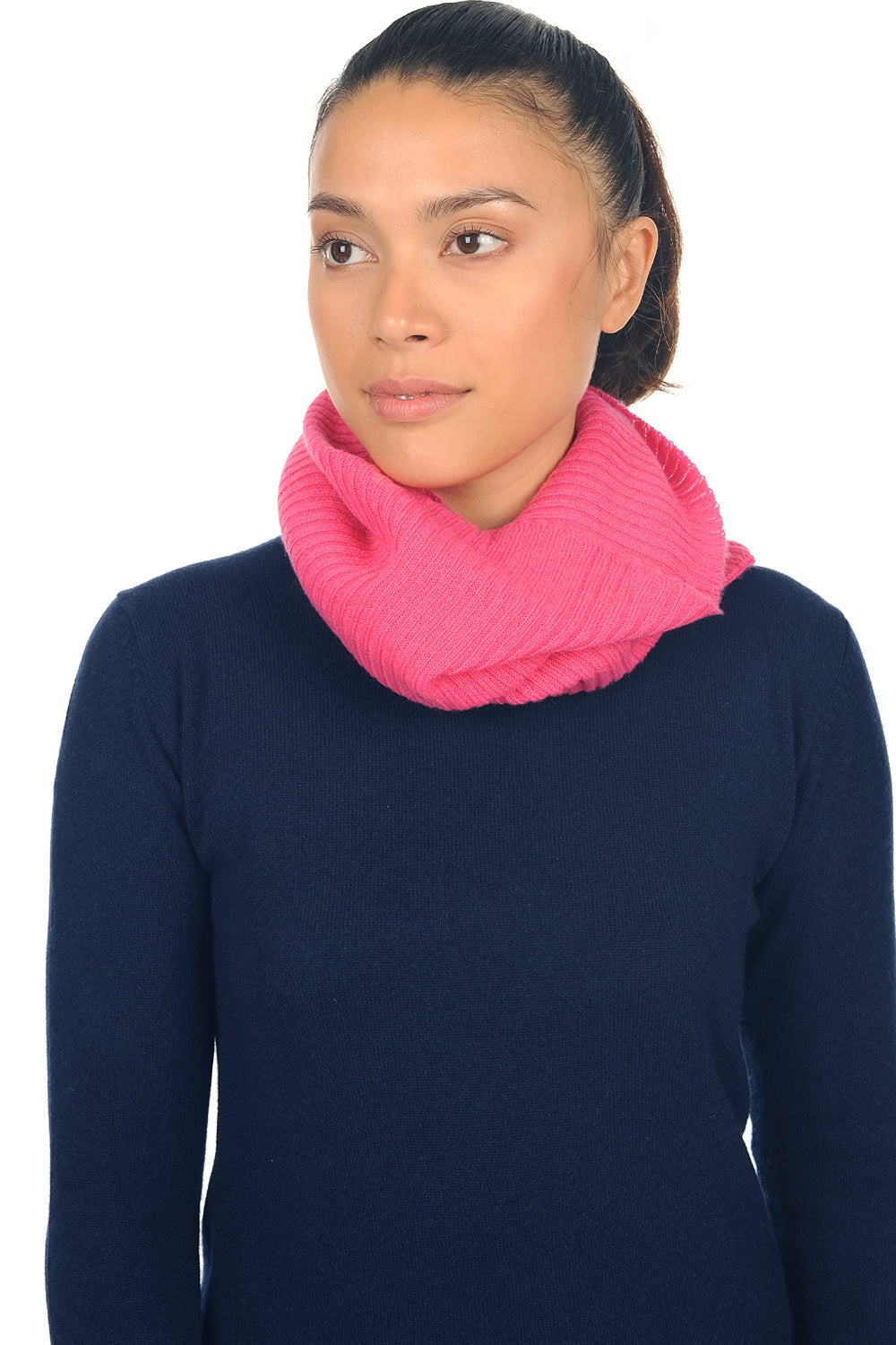 Cerise en cachemire femme - rose shocking - Mahogany