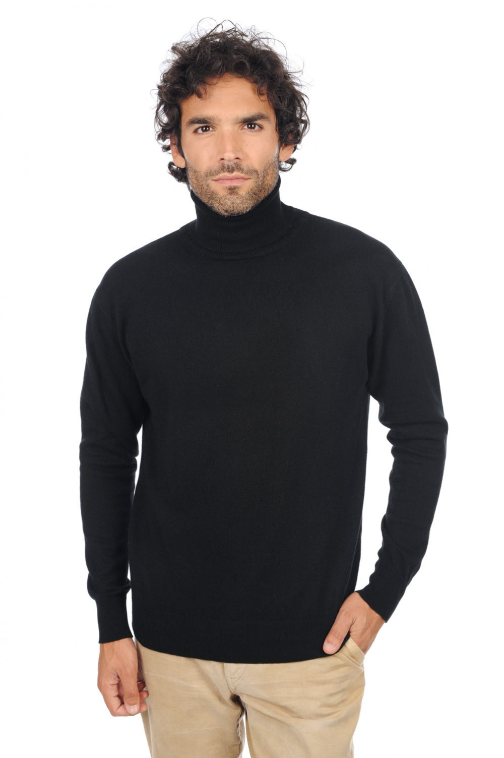 Edgar Premium en cachemire homme - black - Mahogany