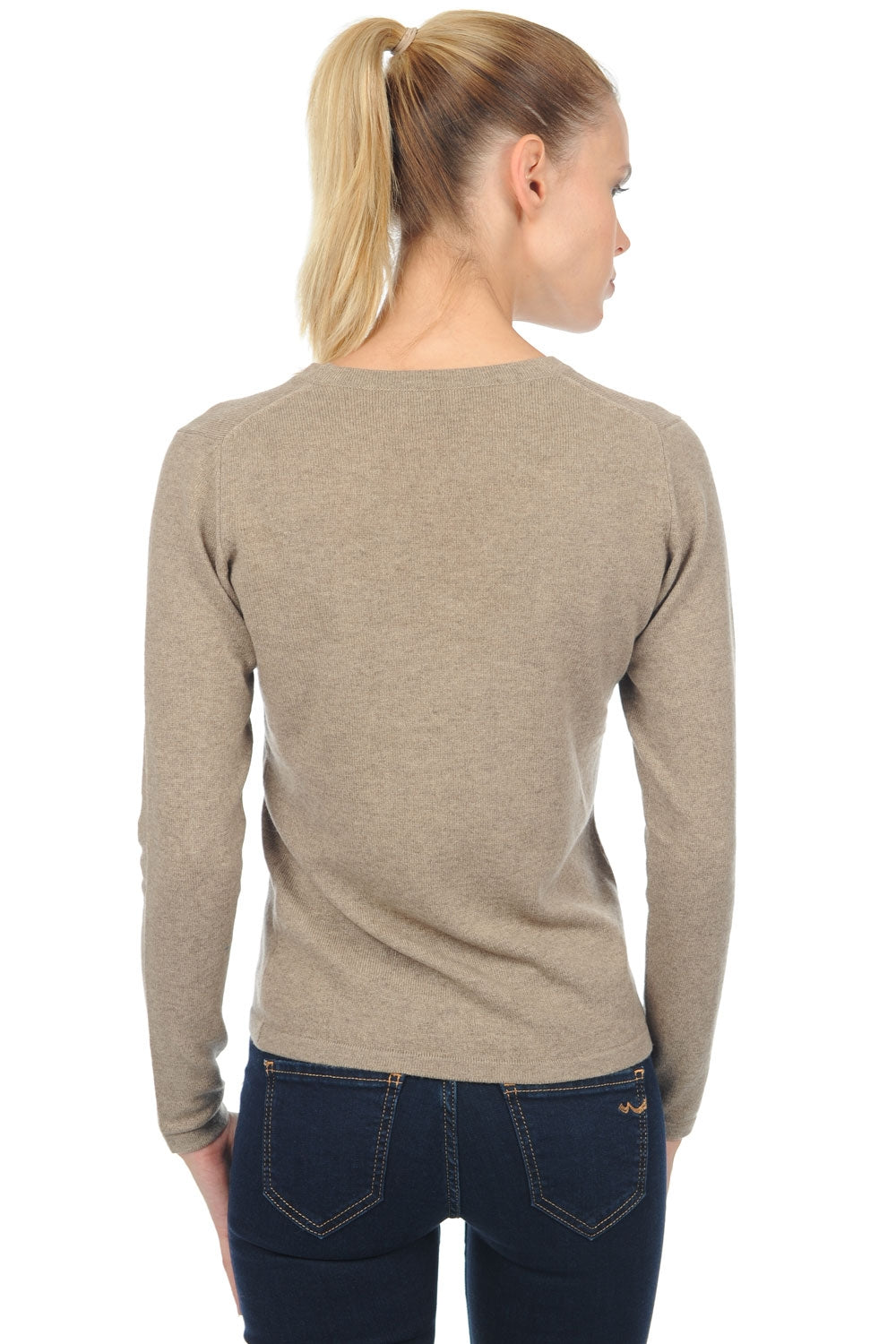 Emma Premium en cachemire femme - Vue 1 - dolma natural - Mahogany