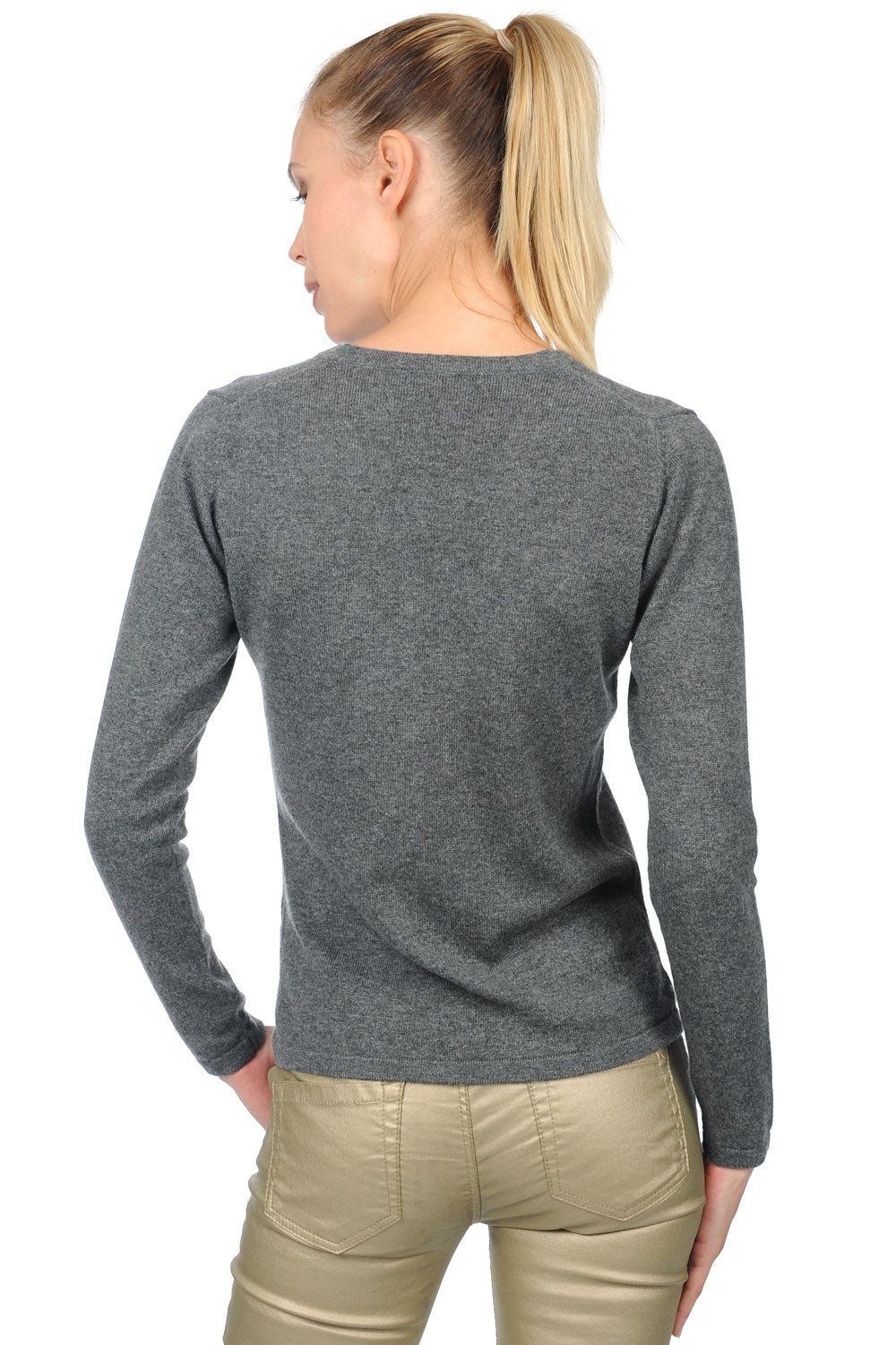 Emma Premium en cachemire femme - Vue 1 - premium graphite - Mahogany