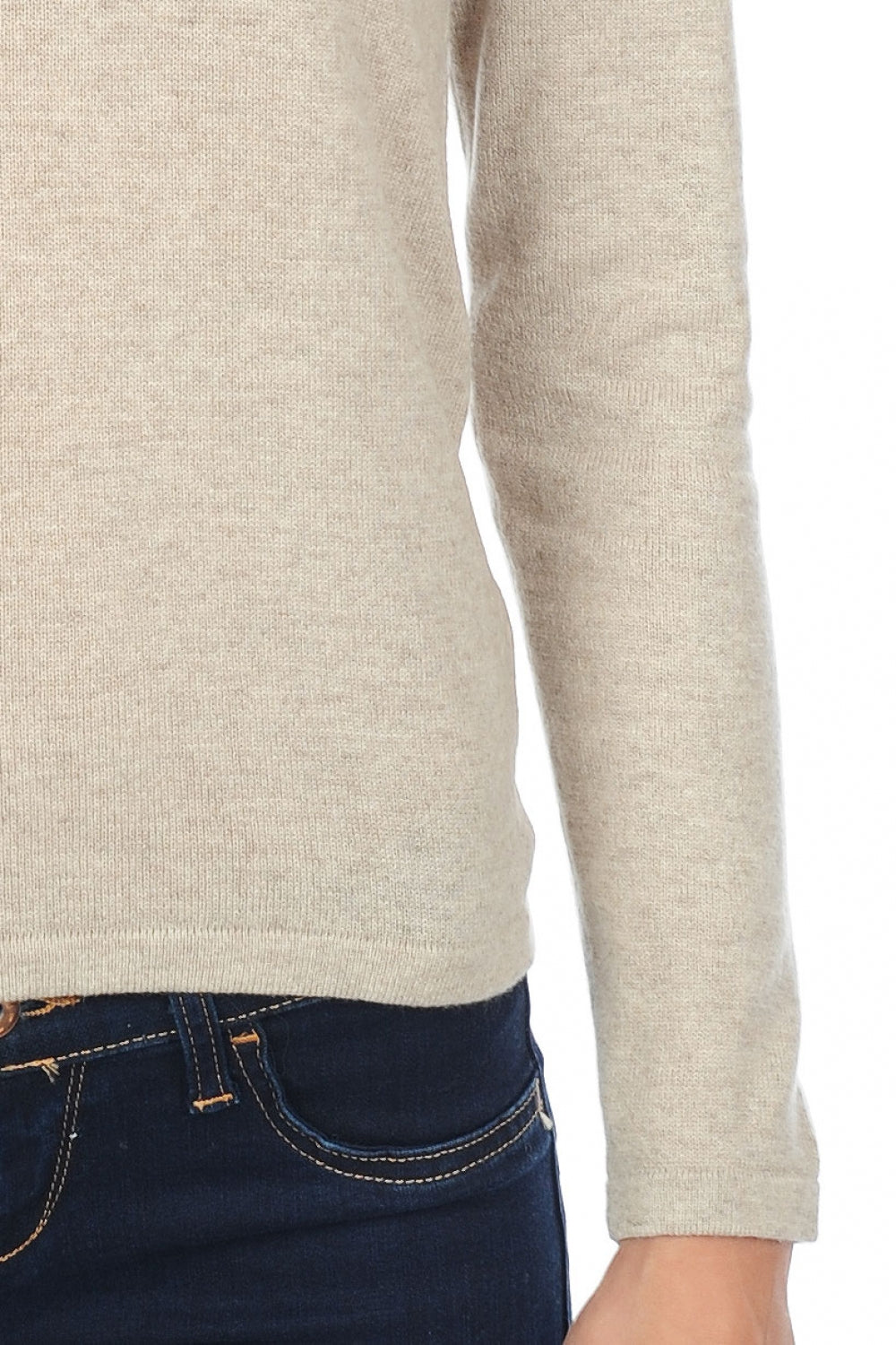 Emma Premium en cachemire femme - Vue 2 - pema natural - Mahogany