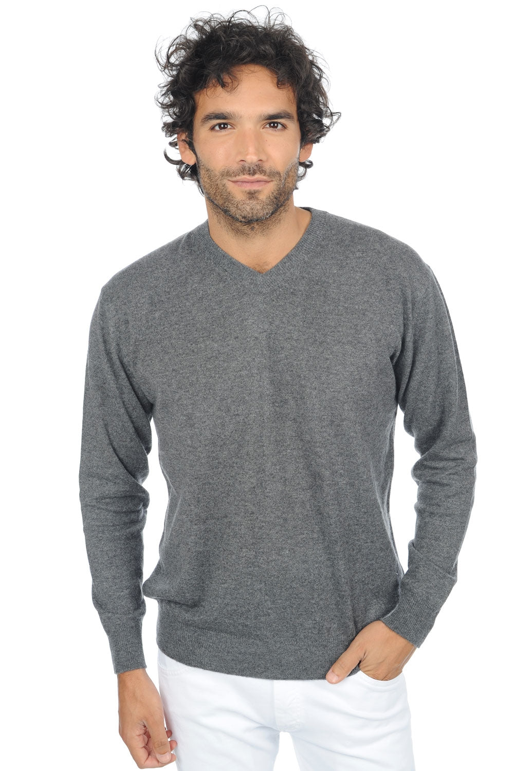 Gaspard Premium en cachemire homme - premium graphite - Mahogany