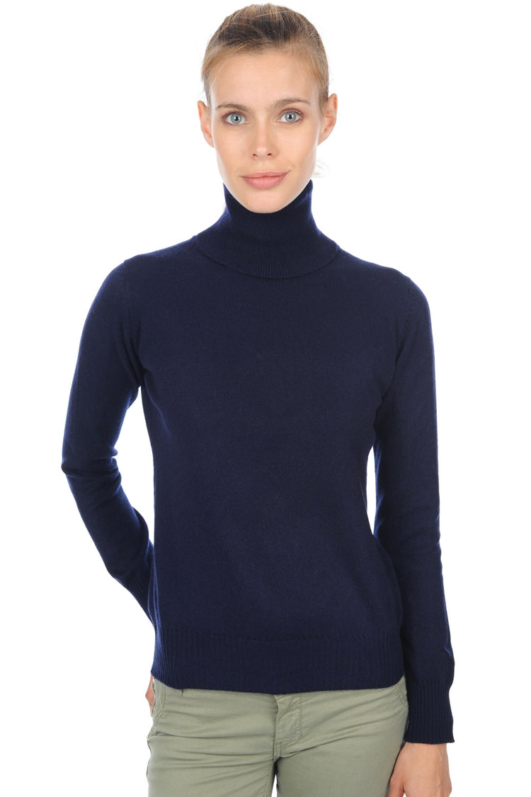 Lili Premium en cachemire femme - premium navy - Mahogany